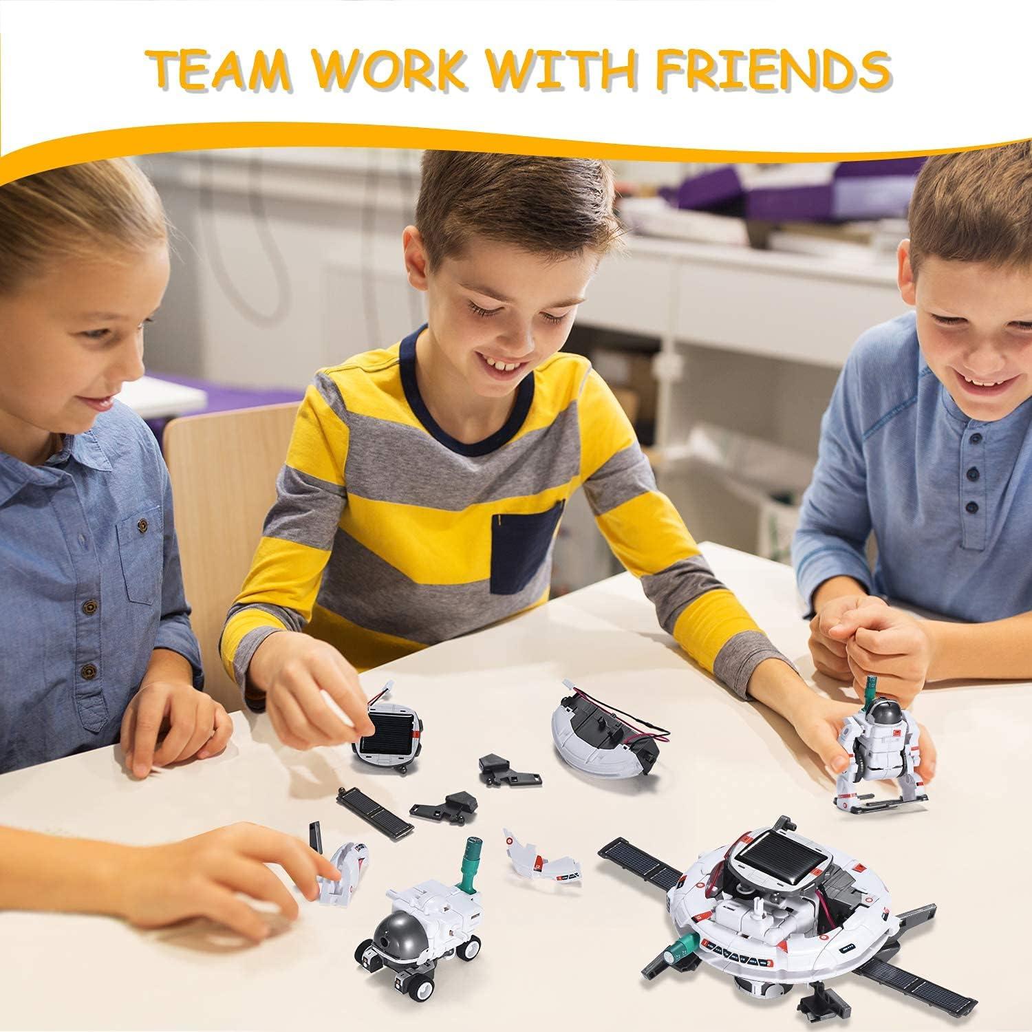 Kits de Robot Solar 6-en-1 AESGOGO para Niños 8-12 Años