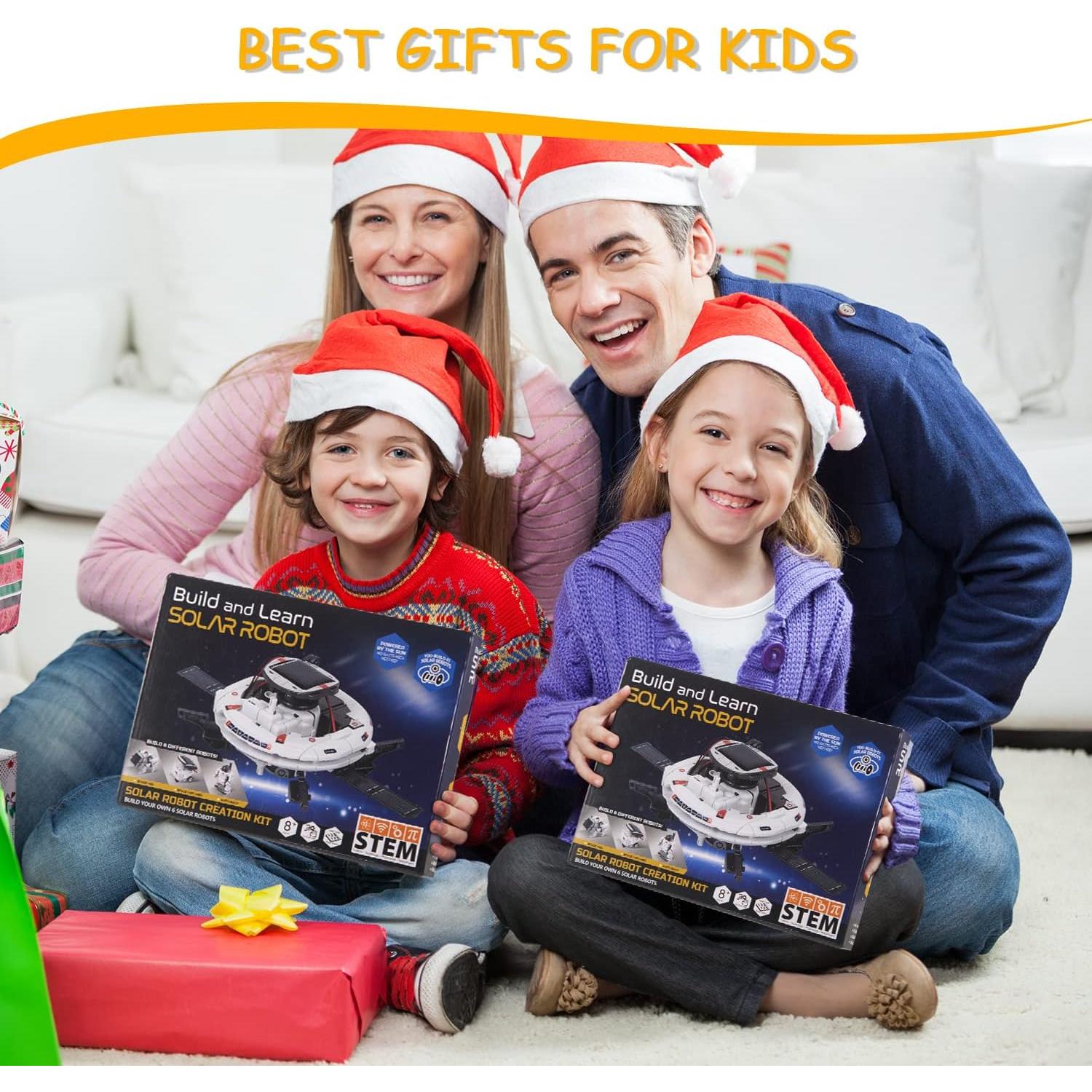 Kits de Robot Solar 6-en-1 AESGOGO para Niños 8-12 Años