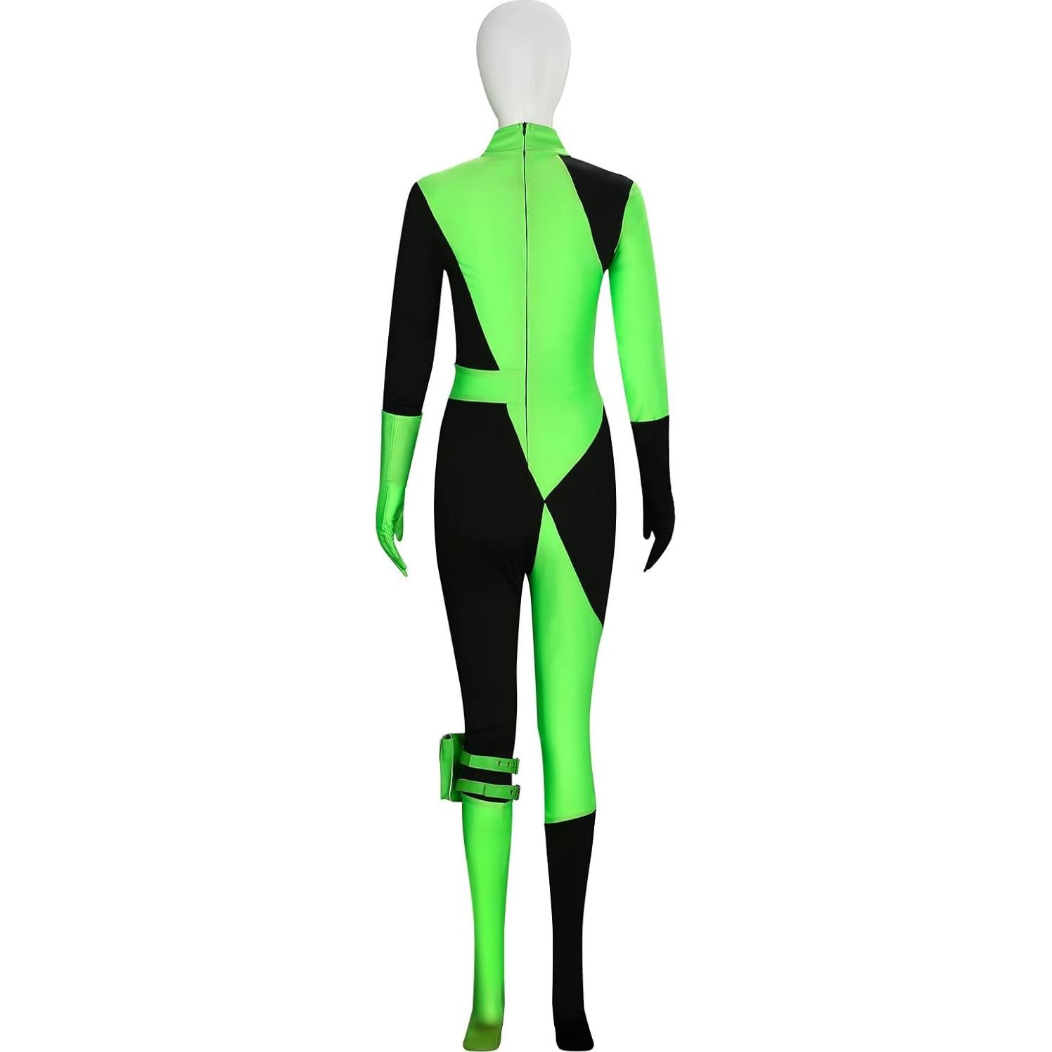 Disfraz de cuerpo Materuis Shego para mujer, cosplay Halloween