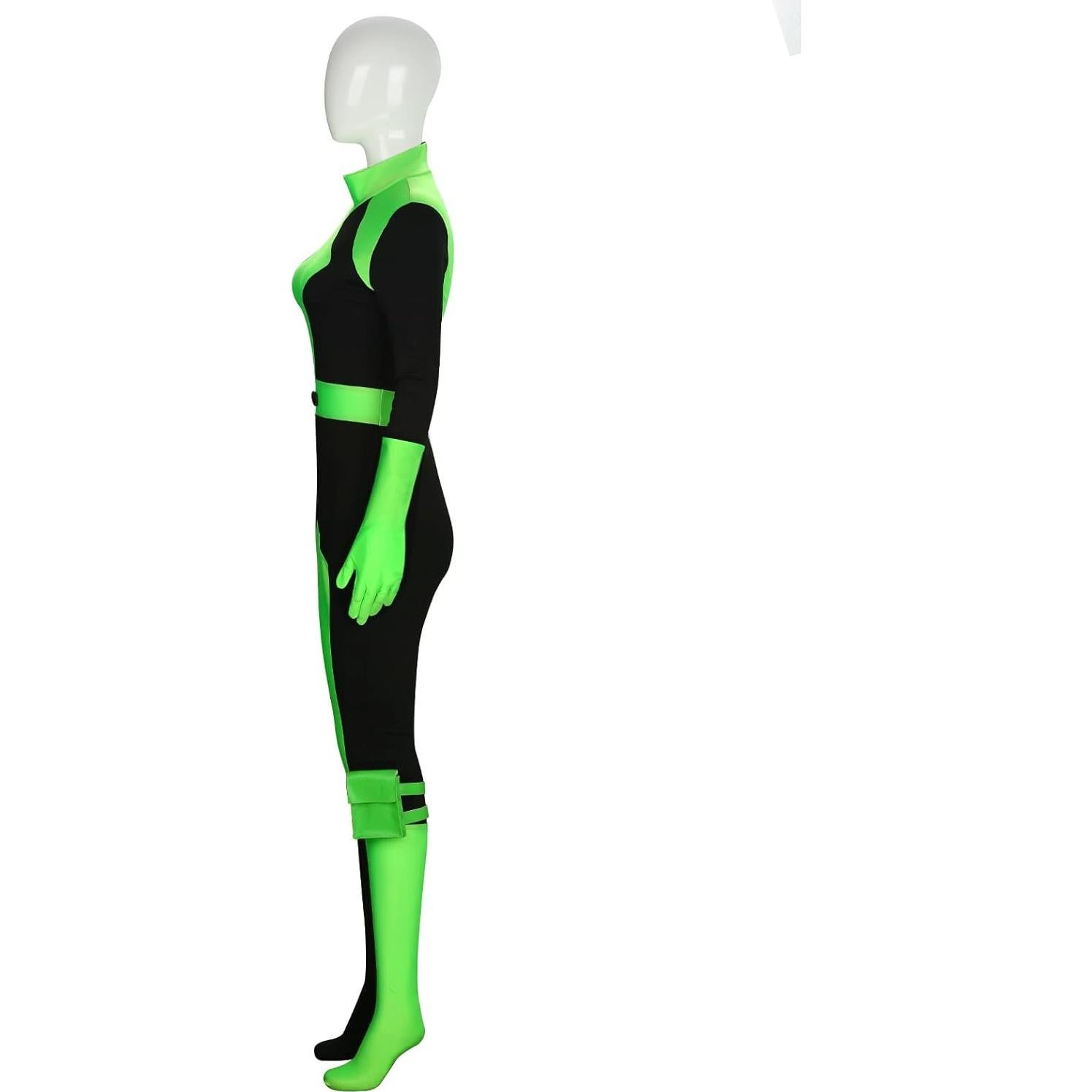 Disfraz de cuerpo Materuis Shego para mujer, cosplay Halloween
