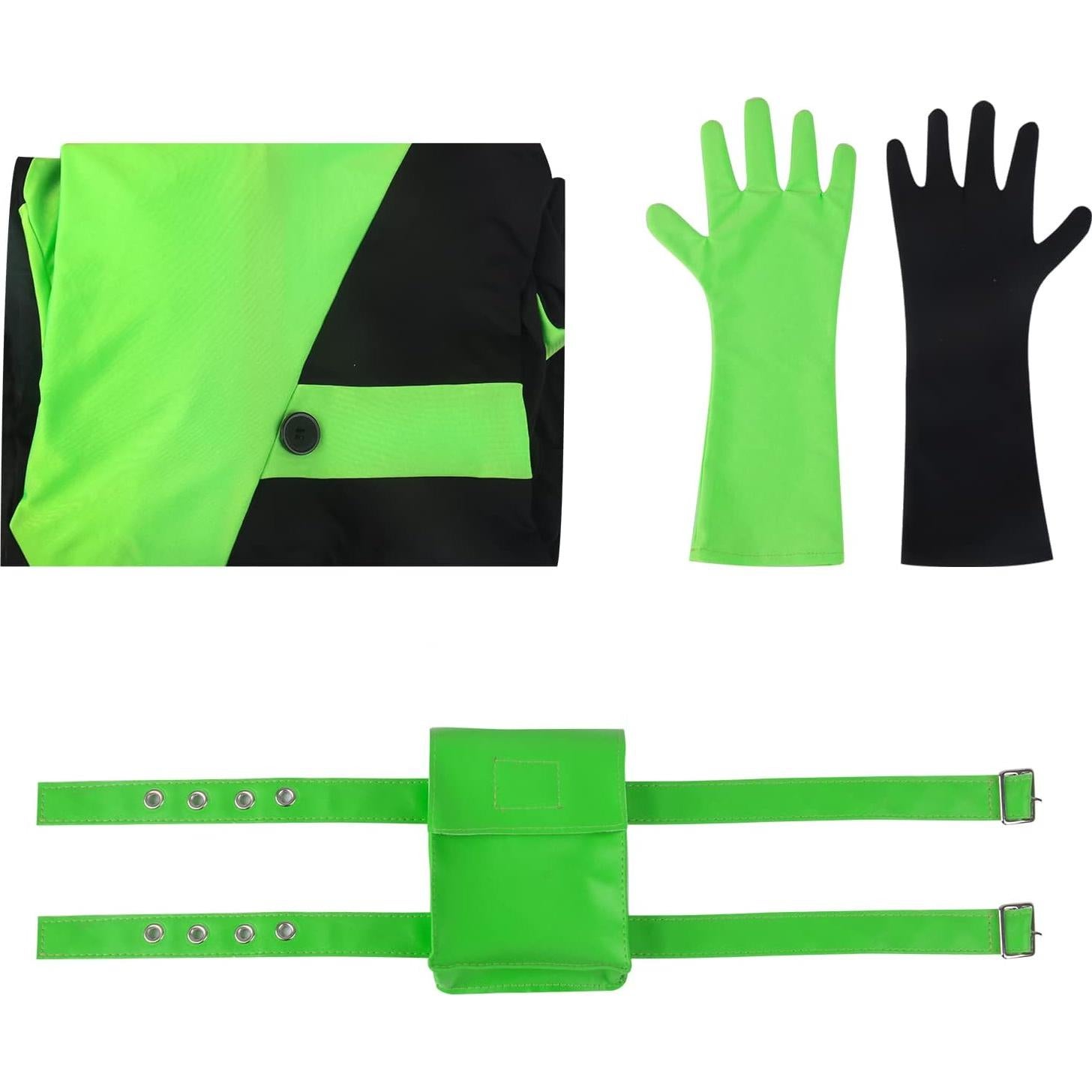 Disfraz de cuerpo Materuis Shego para mujer, cosplay Halloween