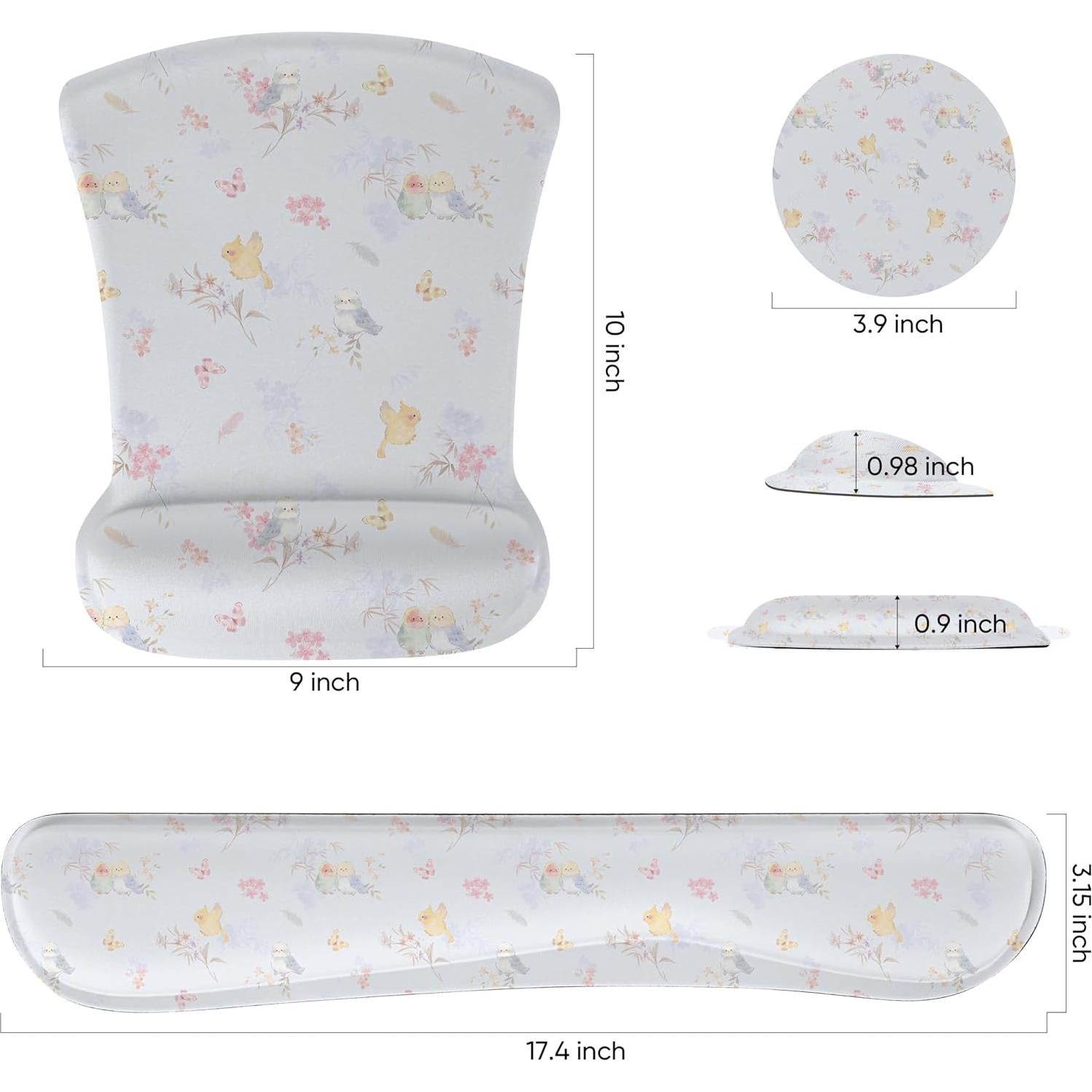 Conjunto Almohadilla Ergonómica AORTDES para Teclado y Ratón