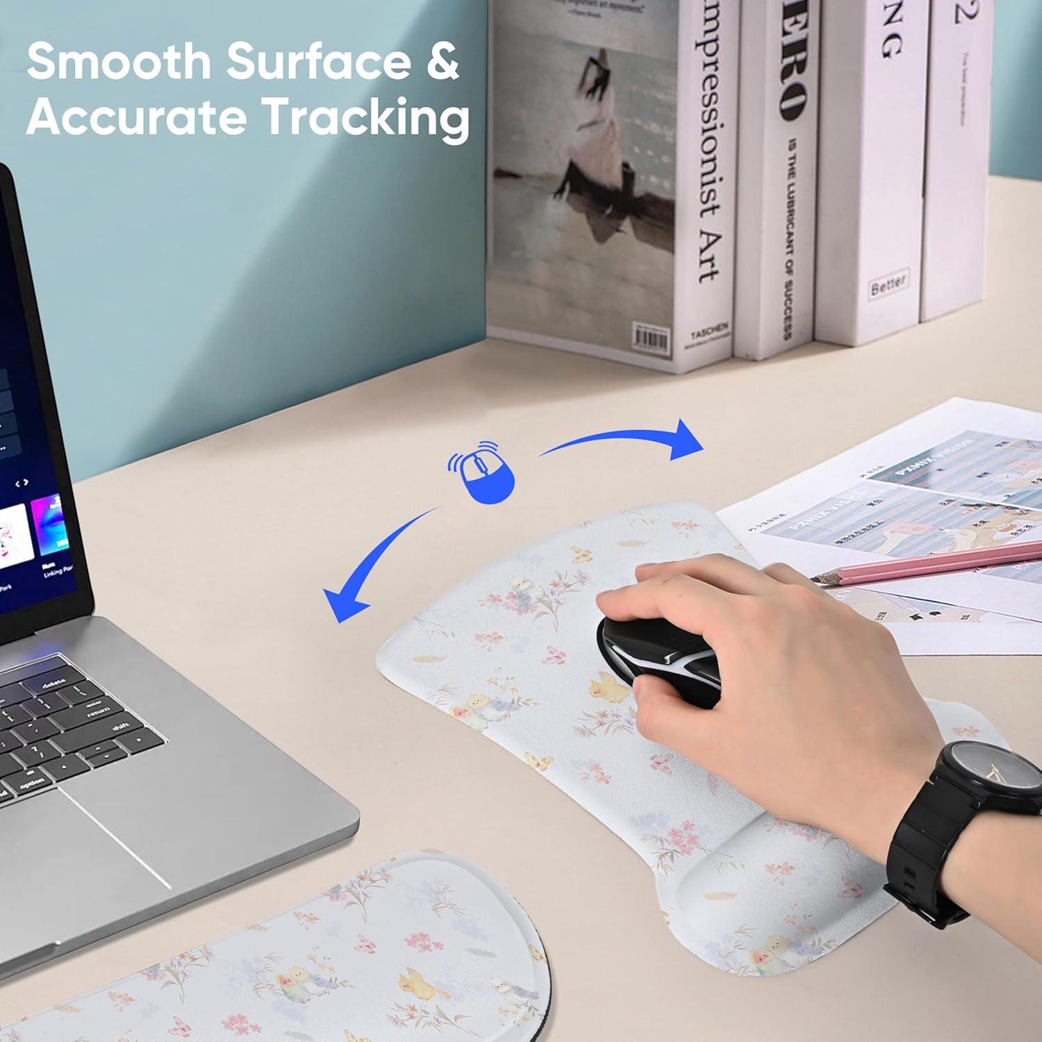 Conjunto Almohadilla Ergonómica AORTDES para Teclado y Ratón