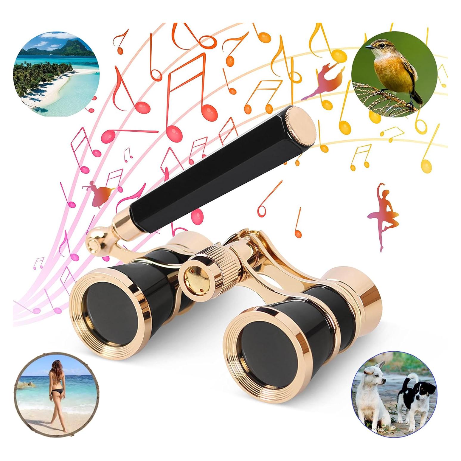 Binoculares de Ópera Yourelexit 3X25 Compactos Plegables