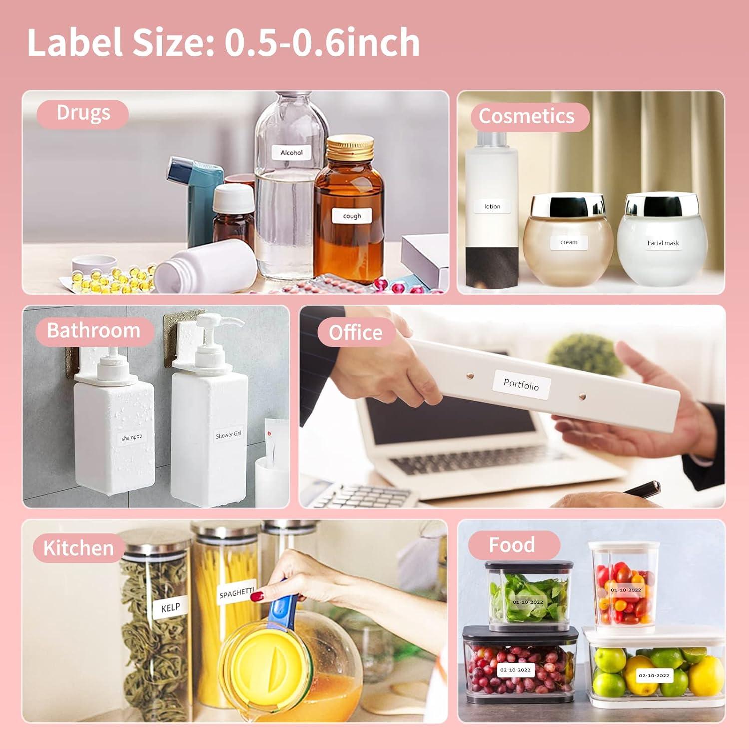 Impresora de Etiquetas JADENS D110 Bluetooth Portátil Rosa