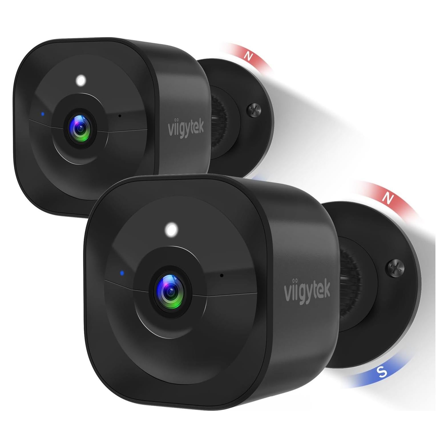 Cámaras de Seguridad Inalámbricas Viigytek 2K WiFi IP65 2Pack