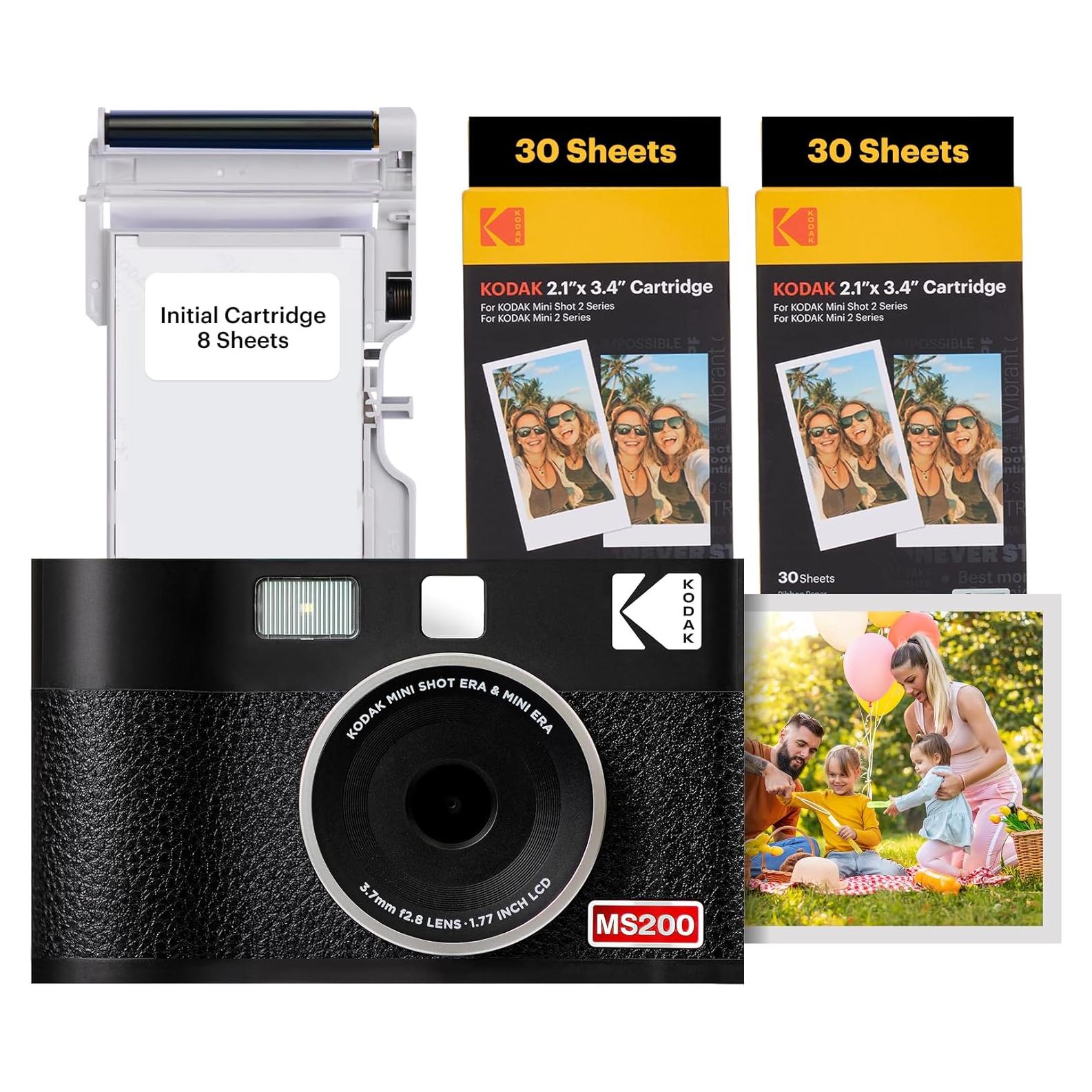 KODAK Mini Shot 2 ERA Cámara Instantánea + Impresora 68 Hojas