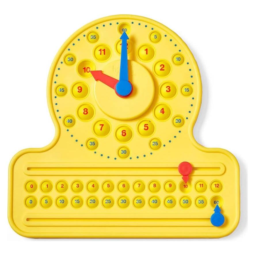 Reloj de Línea Numérica hand2mind para Aprender la Hora