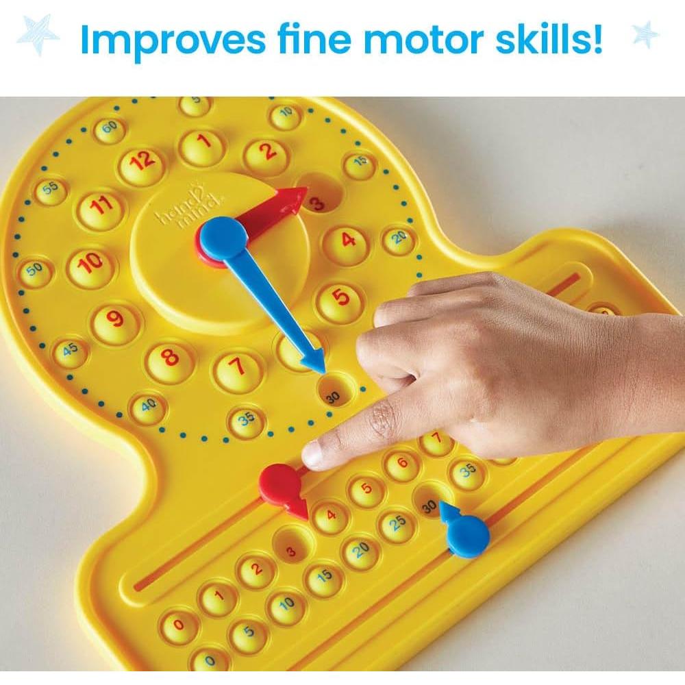 Reloj de Línea Numérica hand2mind para Aprender la Hora