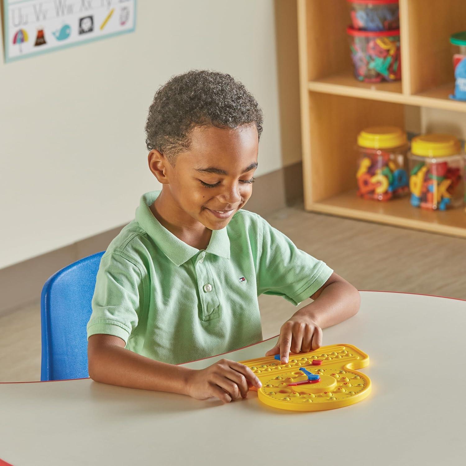 Reloj de Línea Numérica hand2mind para Aprender la Hora