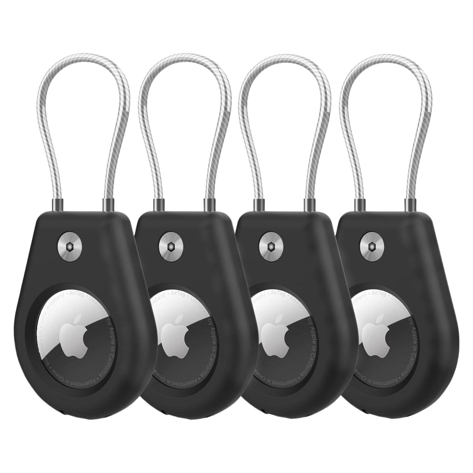 Paquete de 4 Soportes para Apple AirTag Pautas - Funda con Cable