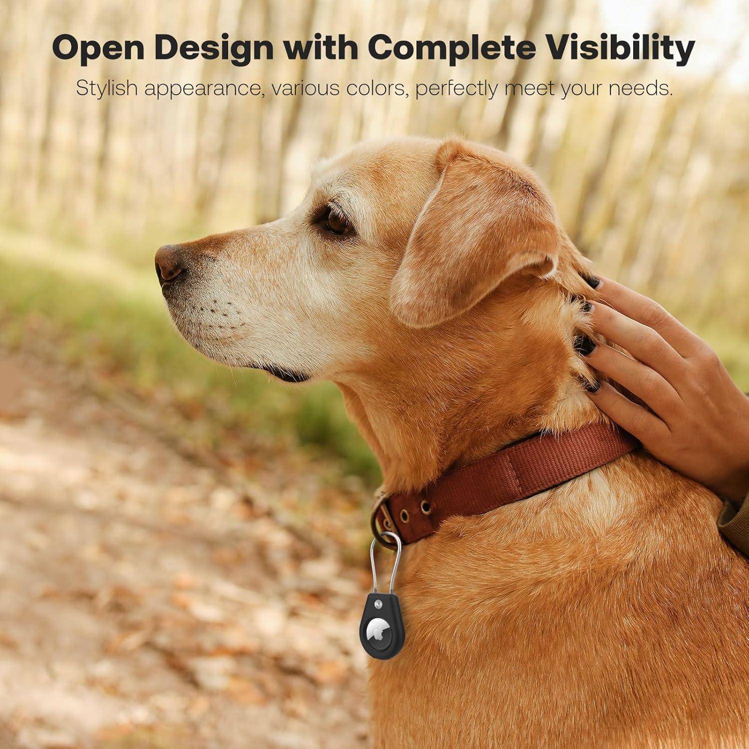 Paquete de 4 Soportes para Apple AirTag Pautas - Funda con Cable