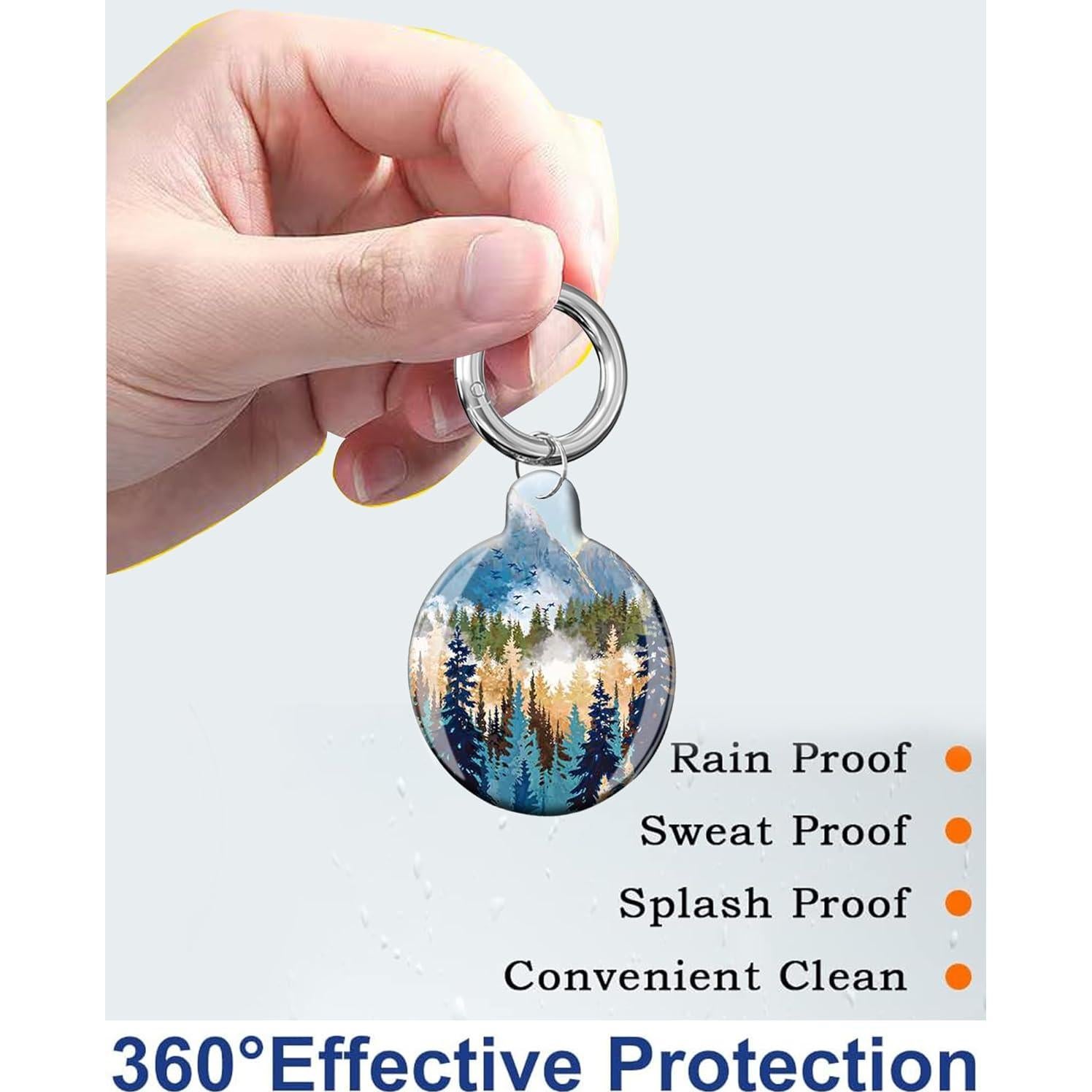 Funda Protectora para Air Tag LZMtacase - Paisaje Montaña