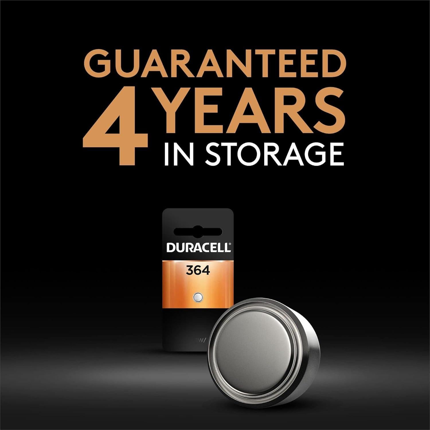 Batería de botón Duracell 364 de óxido de plata 1.5V