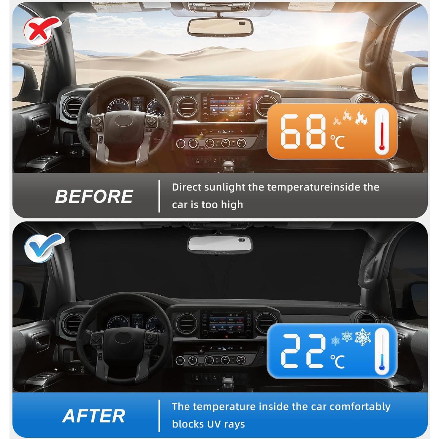 Protector Solar Parabrisas AuyNeas para Mazda 3 2014-2018