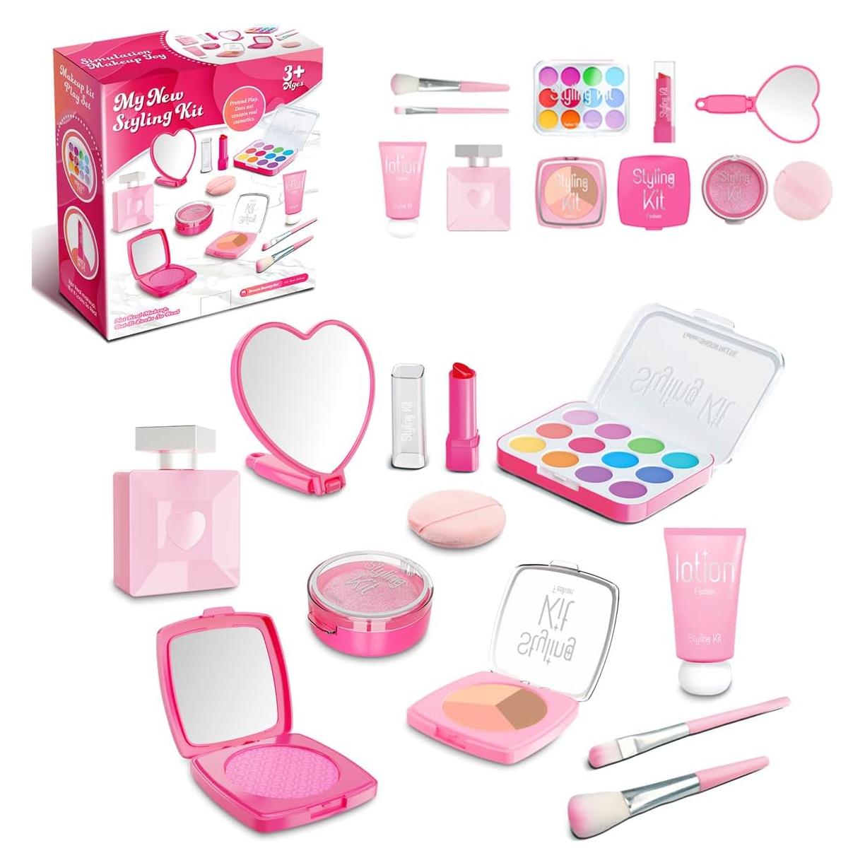 Kit de Maquillaje Simulado Cosaway para Niñas 3-5 Años