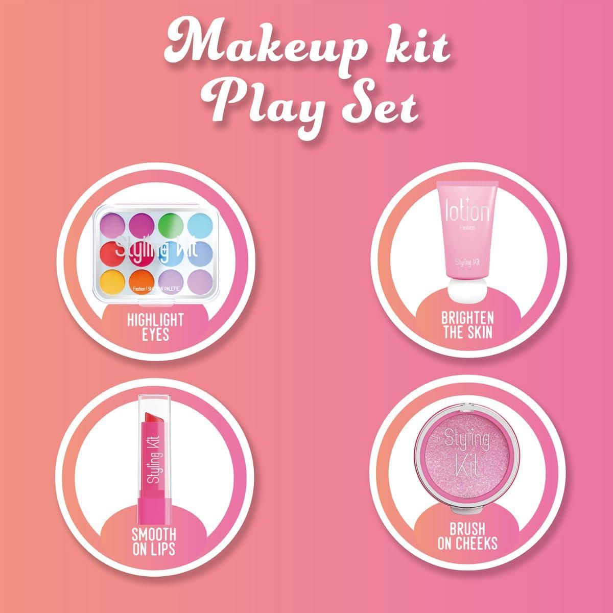 Kit de Maquillaje Simulado Cosaway para Niñas 3-5 Años