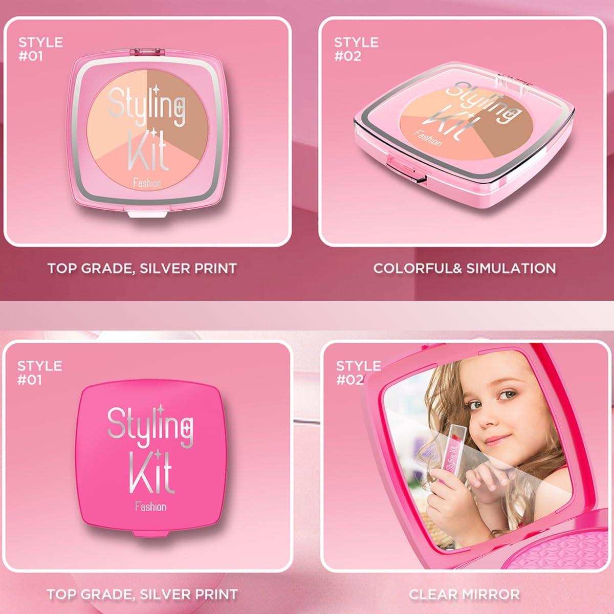 Kit de Maquillaje Simulado Cosaway para Niñas 3-5 Años