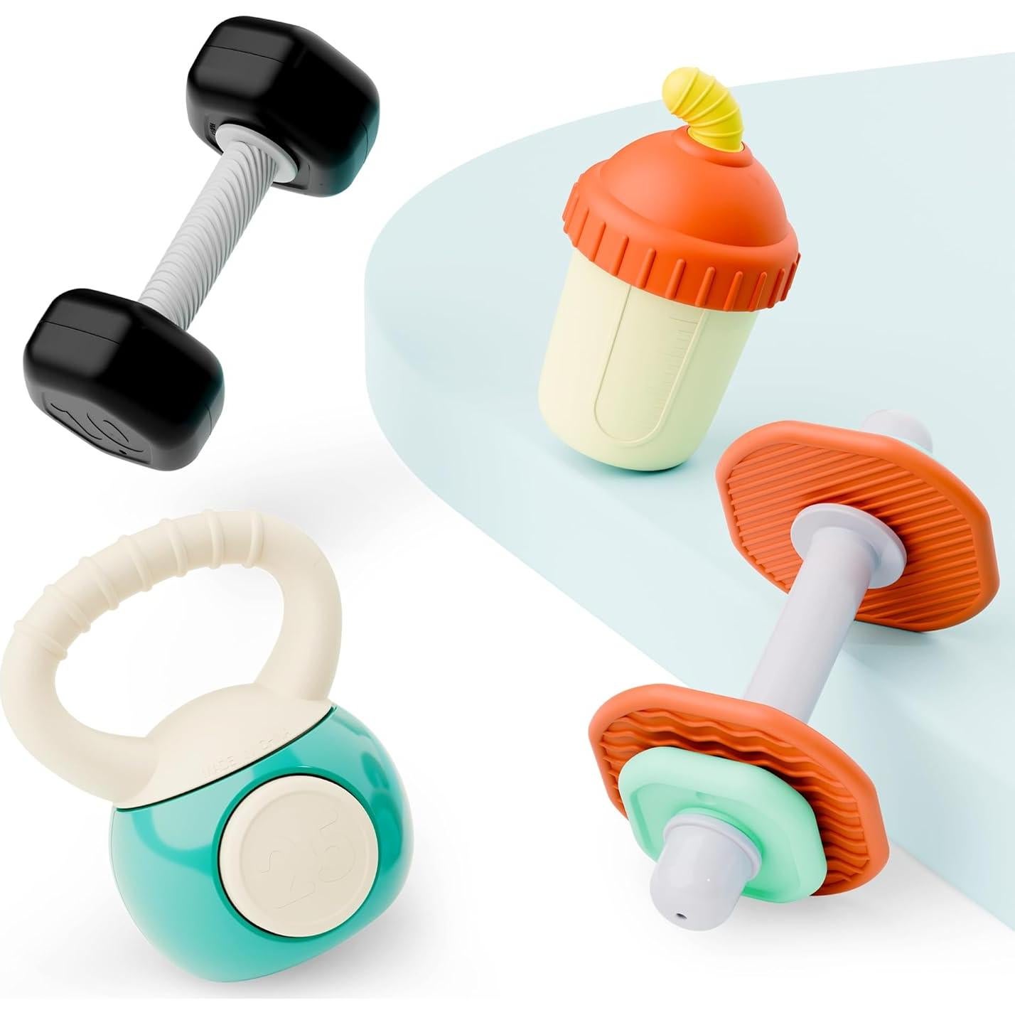 Conjunto de Sonajeros para Bebés iPlay, iLearn - Gimnasio 4 PCS