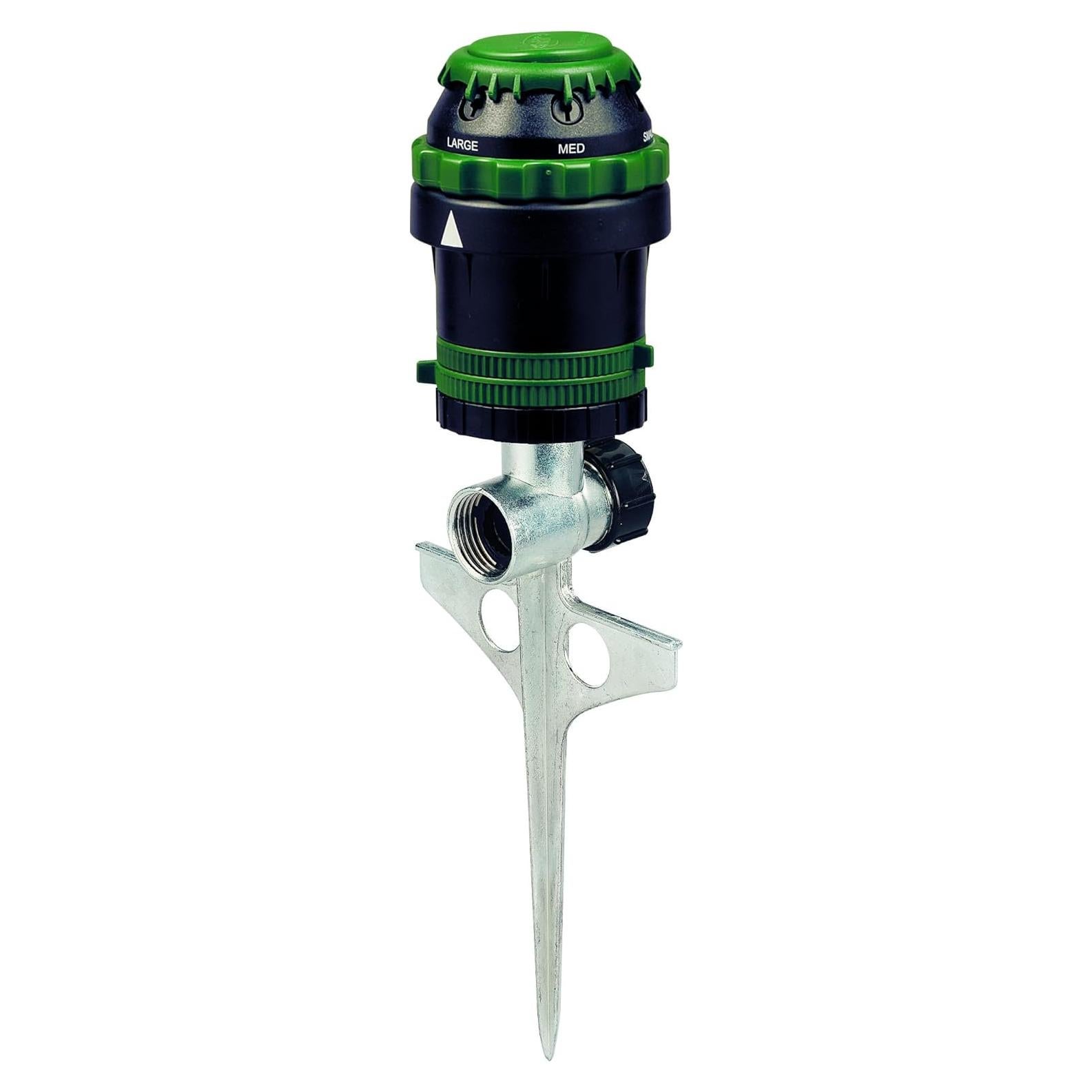 Rociador de Engranaje Orbit H2O-Six 6 Patrones 360° Verde