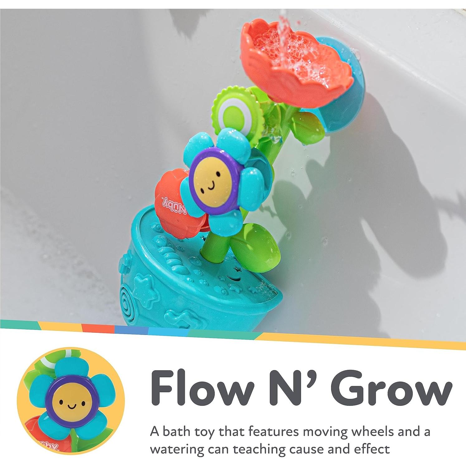 Juguete de Baño Nuby Flow N' Grow Garden - 18+ meses