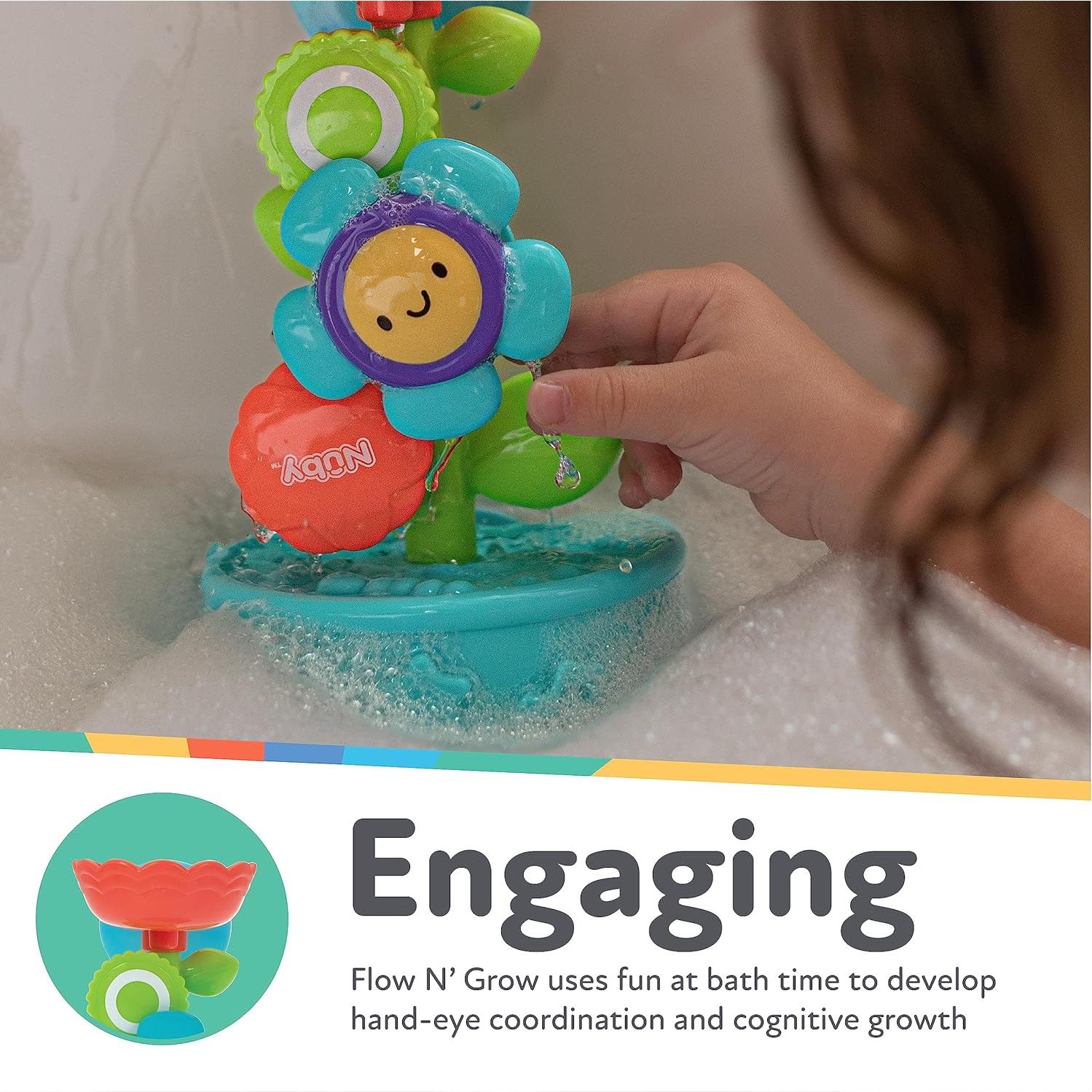 Juguete de Baño Nuby Flow N' Grow Garden - 18+ meses