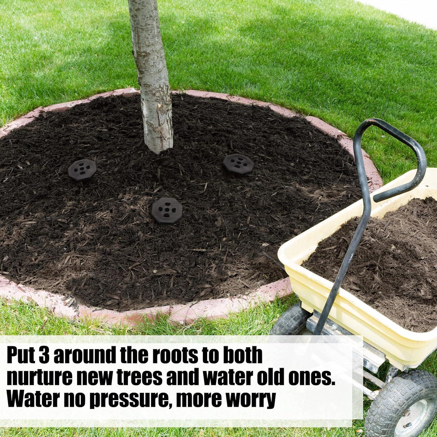 Paquete de 6 estacas de riego Briwooody para jardín