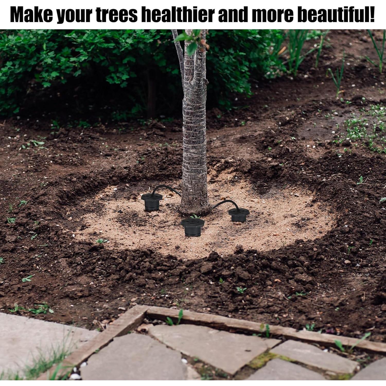 Paquete de 6 estacas de riego Briwooody para jardín