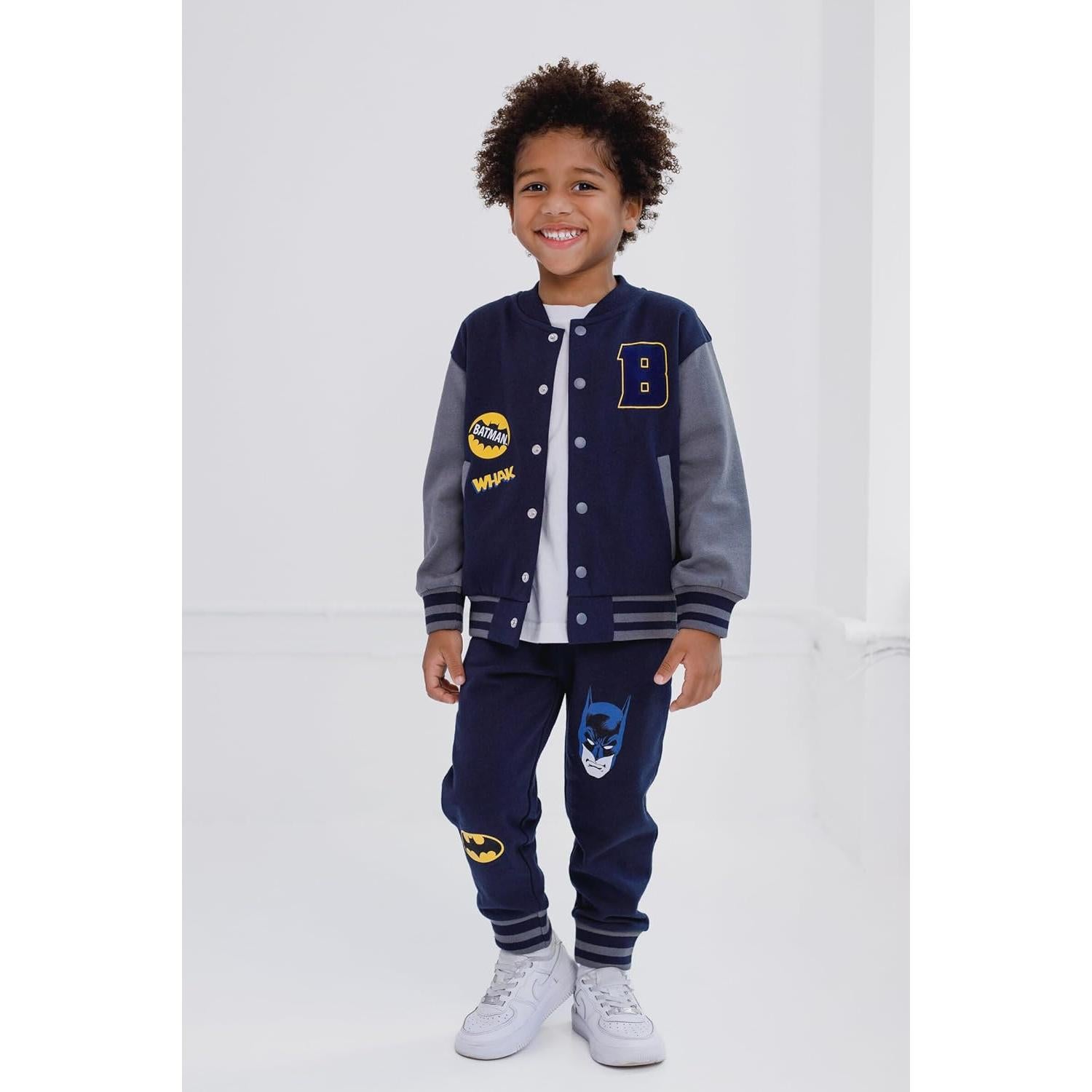 Conjunto chaqueta bomber y jogger Batman DC Comics 2T-14-16