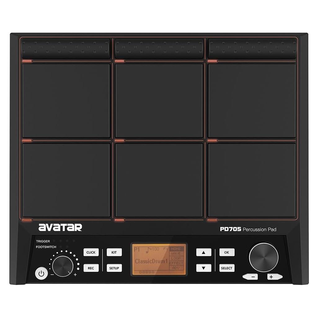 Pad de Percusión PD705 HXW 9 Pads 592 Sonidos USB MIDI