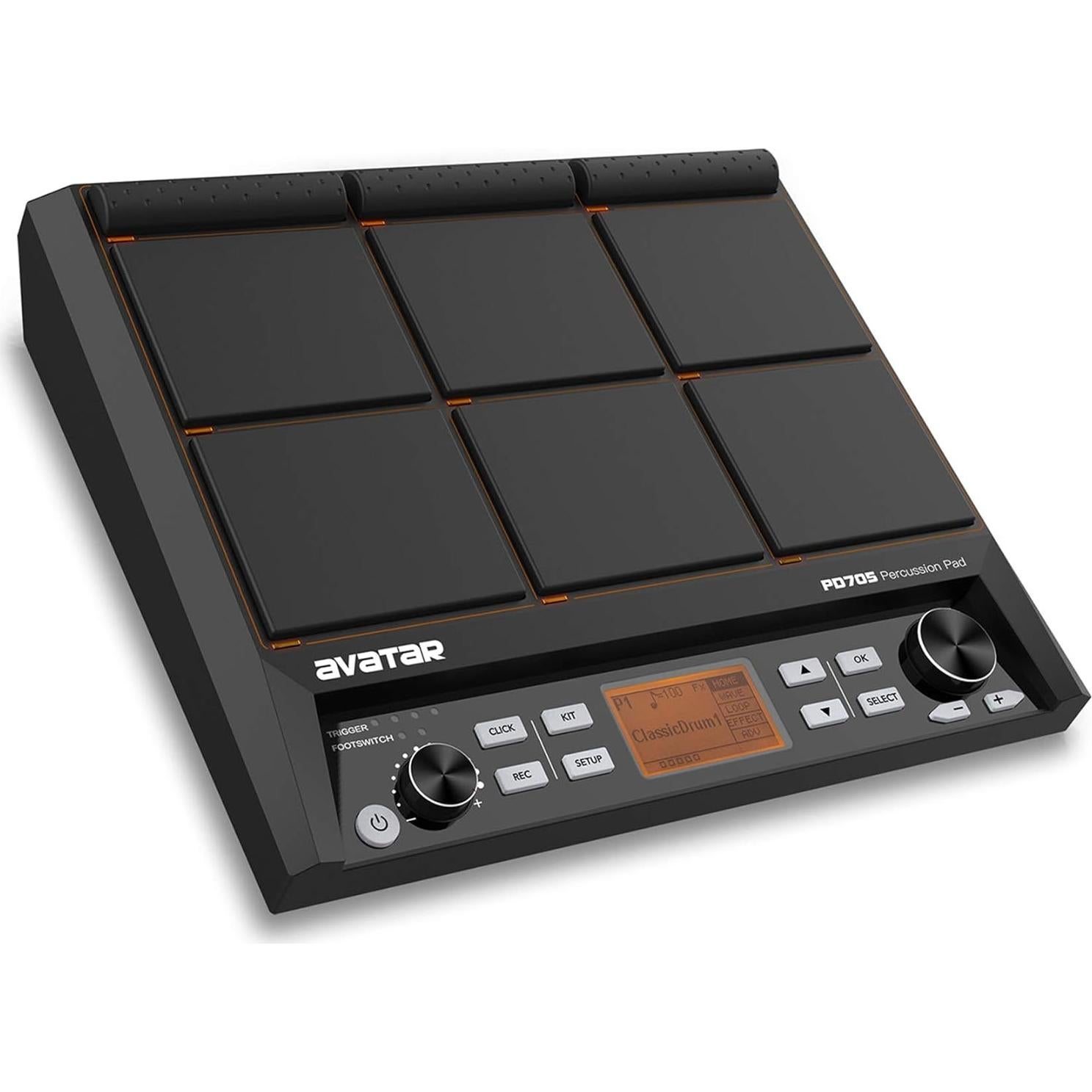 Pad de Percusión PD705 HXW 9 Pads 592 Sonidos USB MIDI