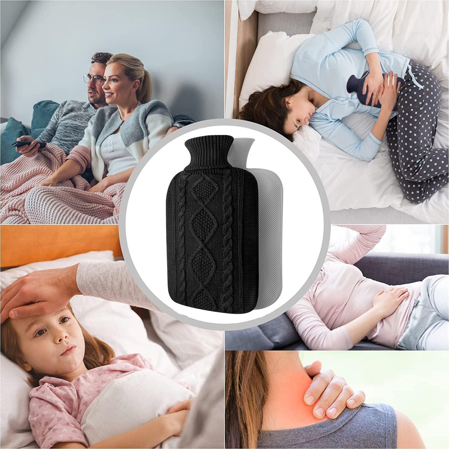 Botella de Agua Caliente OliviaLiving 2L con Funda Suave