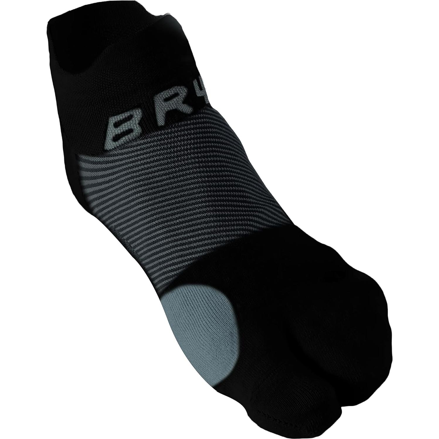 Calcetines para Alivio de Juanetes OS1st - Diseño Separado, Negro