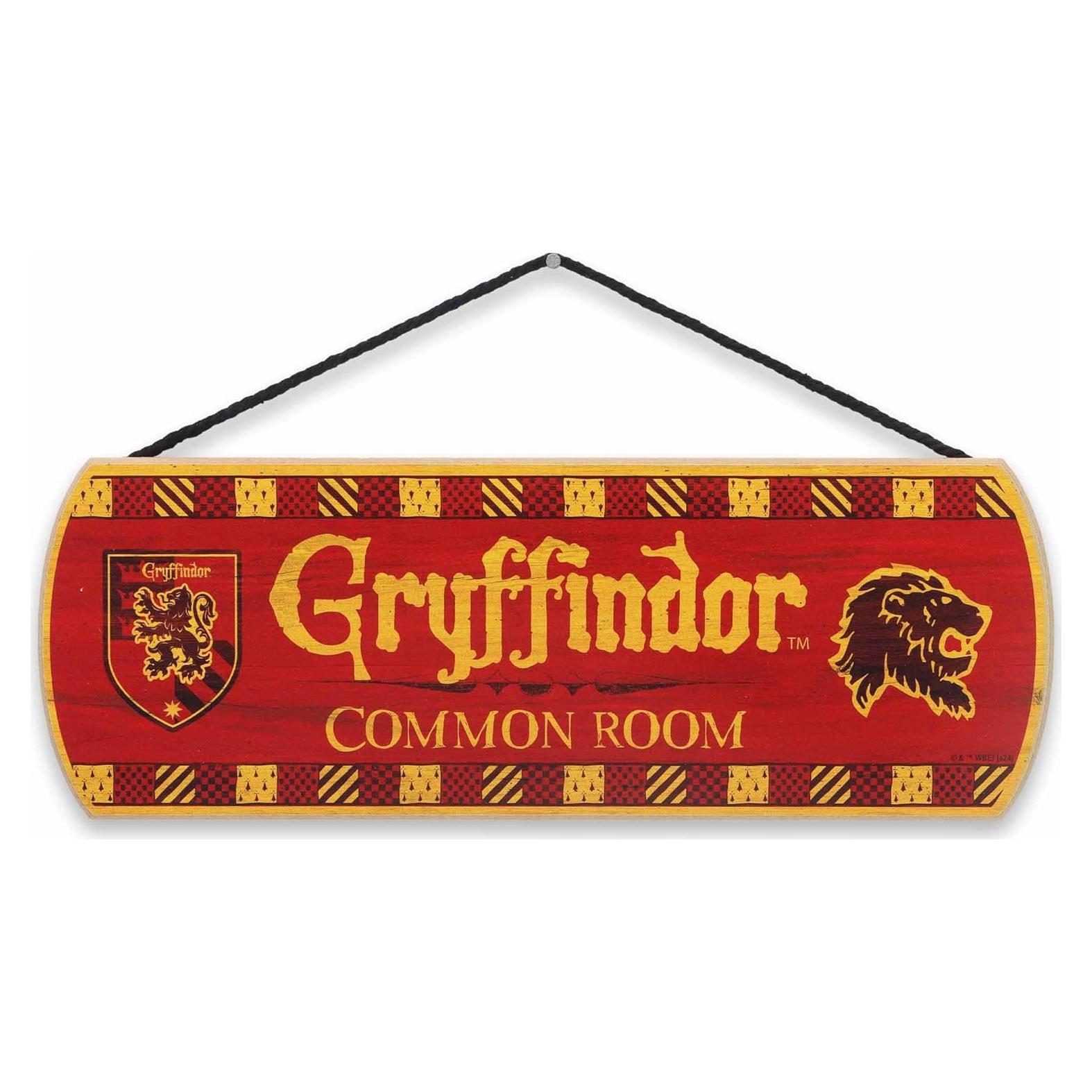 Cartel Decorativo Harry Potter Gryffindor 33.8x12.1 cm