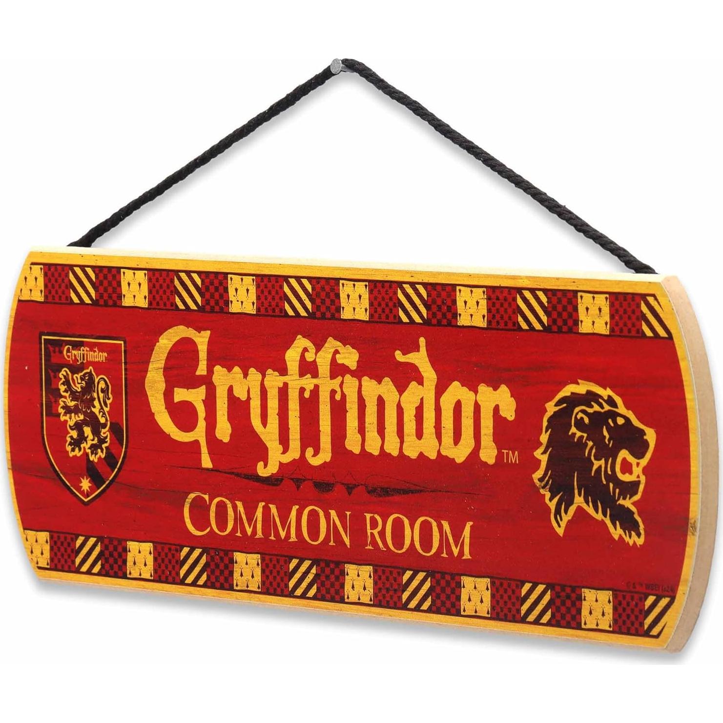 Cartel Decorativo Harry Potter Gryffindor 33.8x12.1 cm