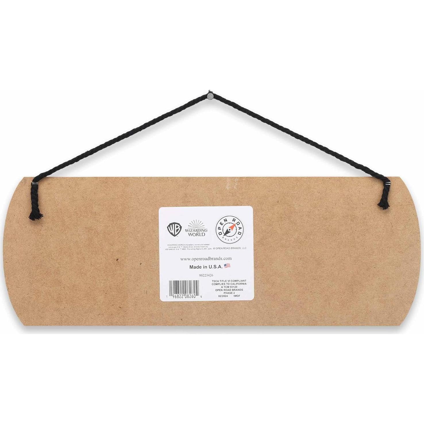 Cartel Decorativo Harry Potter Gryffindor 33.8x12.1 cm