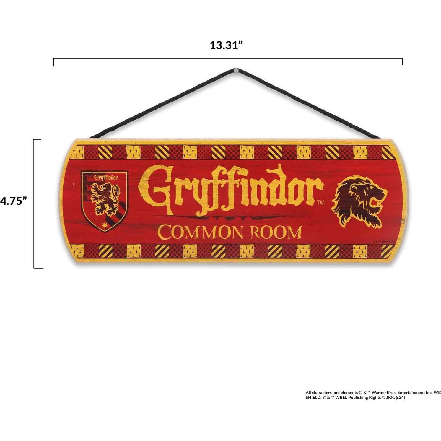 Cartel Decorativo Harry Potter Gryffindor 33.8x12.1 cm