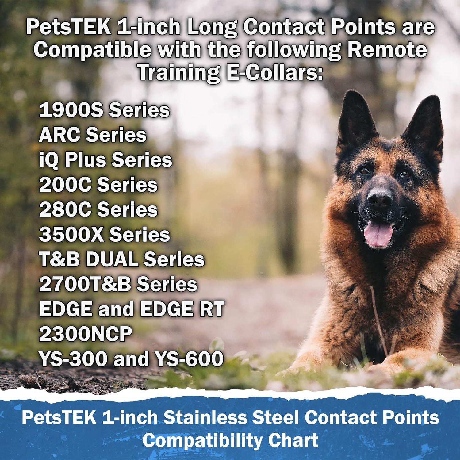 Puntas de Reemplazo PetsTEK 1 Pulgada Acero Inoxidable para Perros