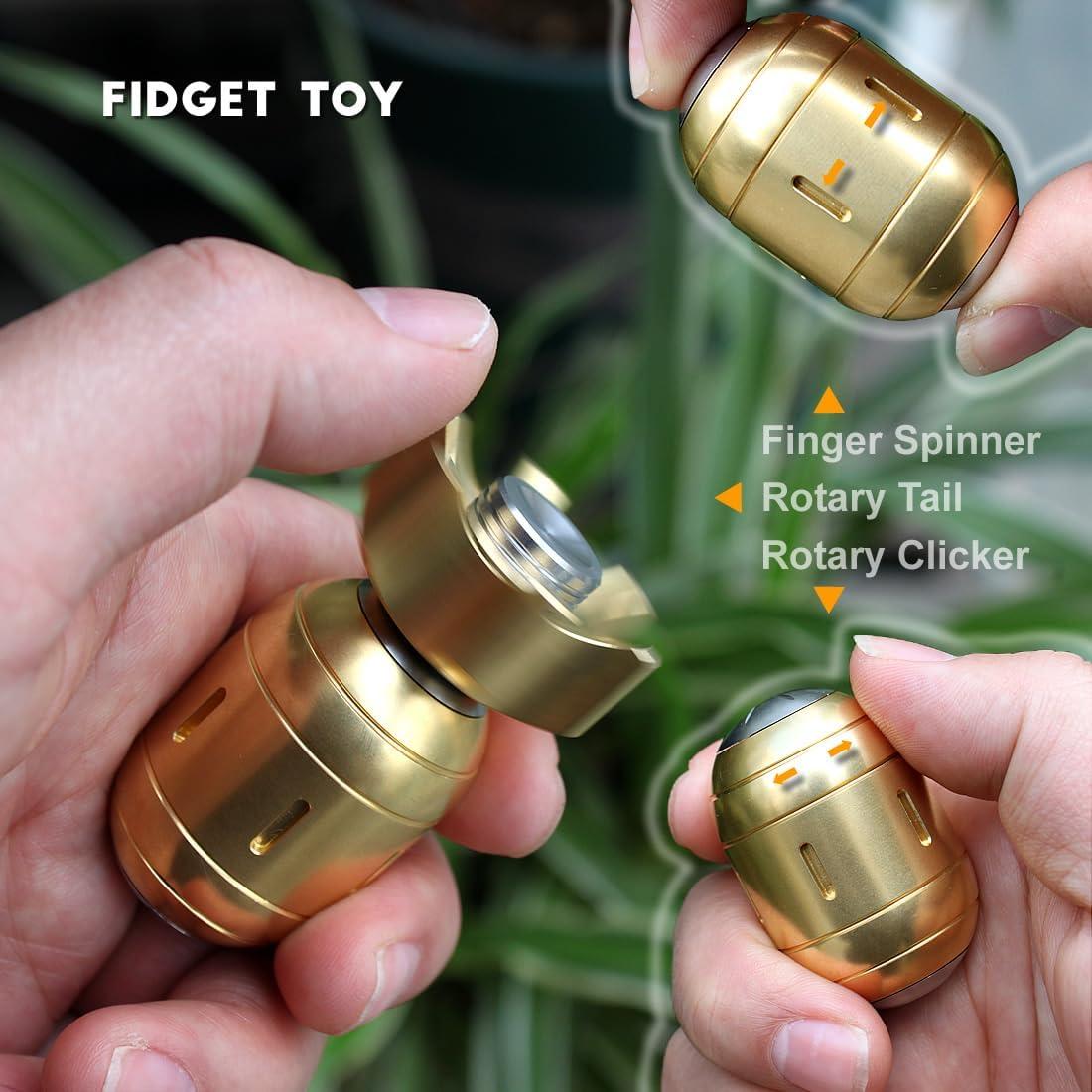 Spinner Antiestrés Jodozorn 3 en 1 de Metal - Decoración de Escritorio