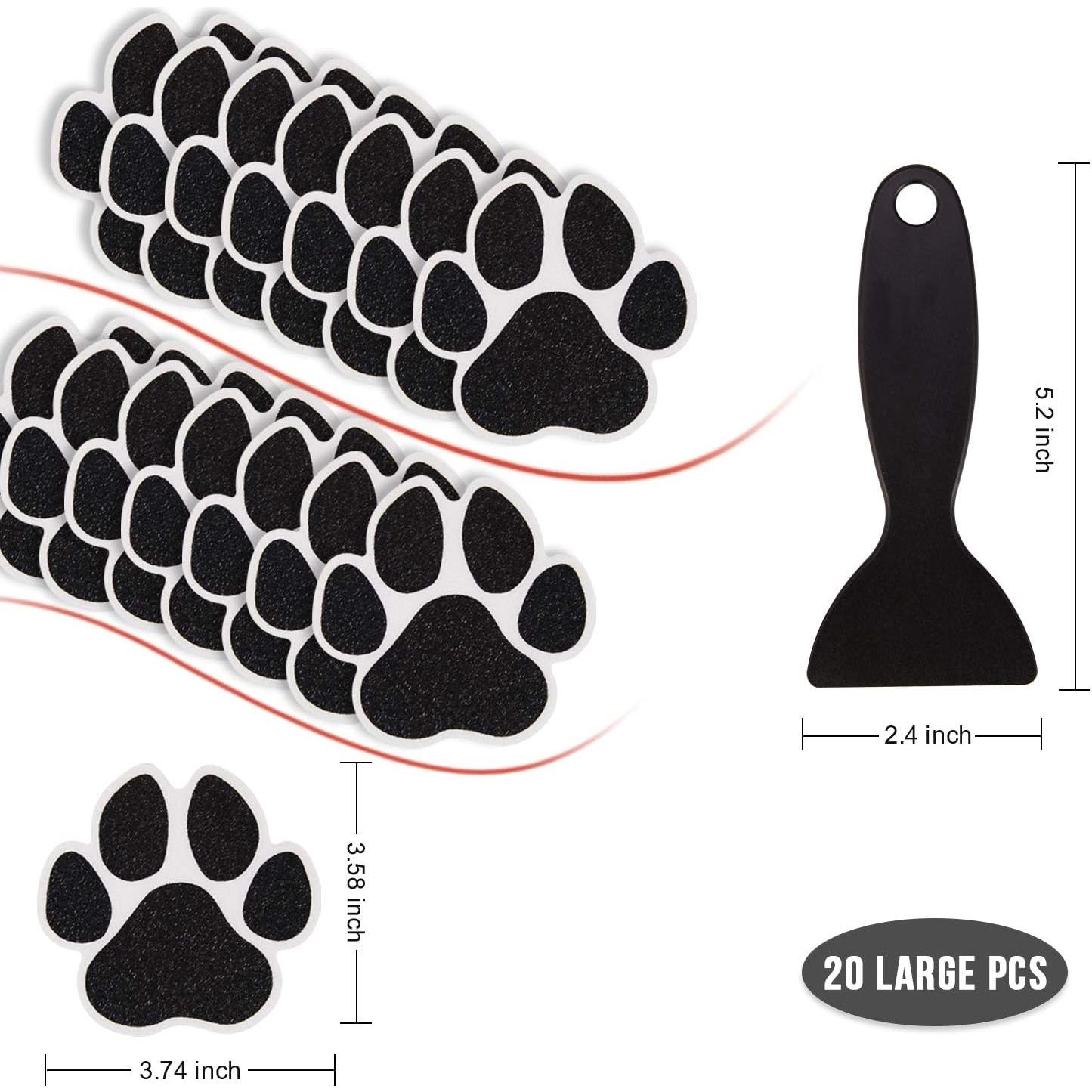 Pegatinas Antideslizantes Secopad 20 PCS para Baño Negro