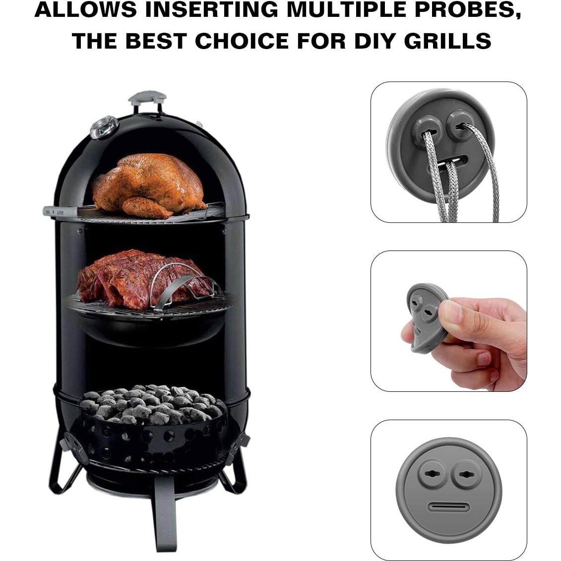 Paquete de 3 Grommets de Sonda YAOAWE para Termómetro de Carne