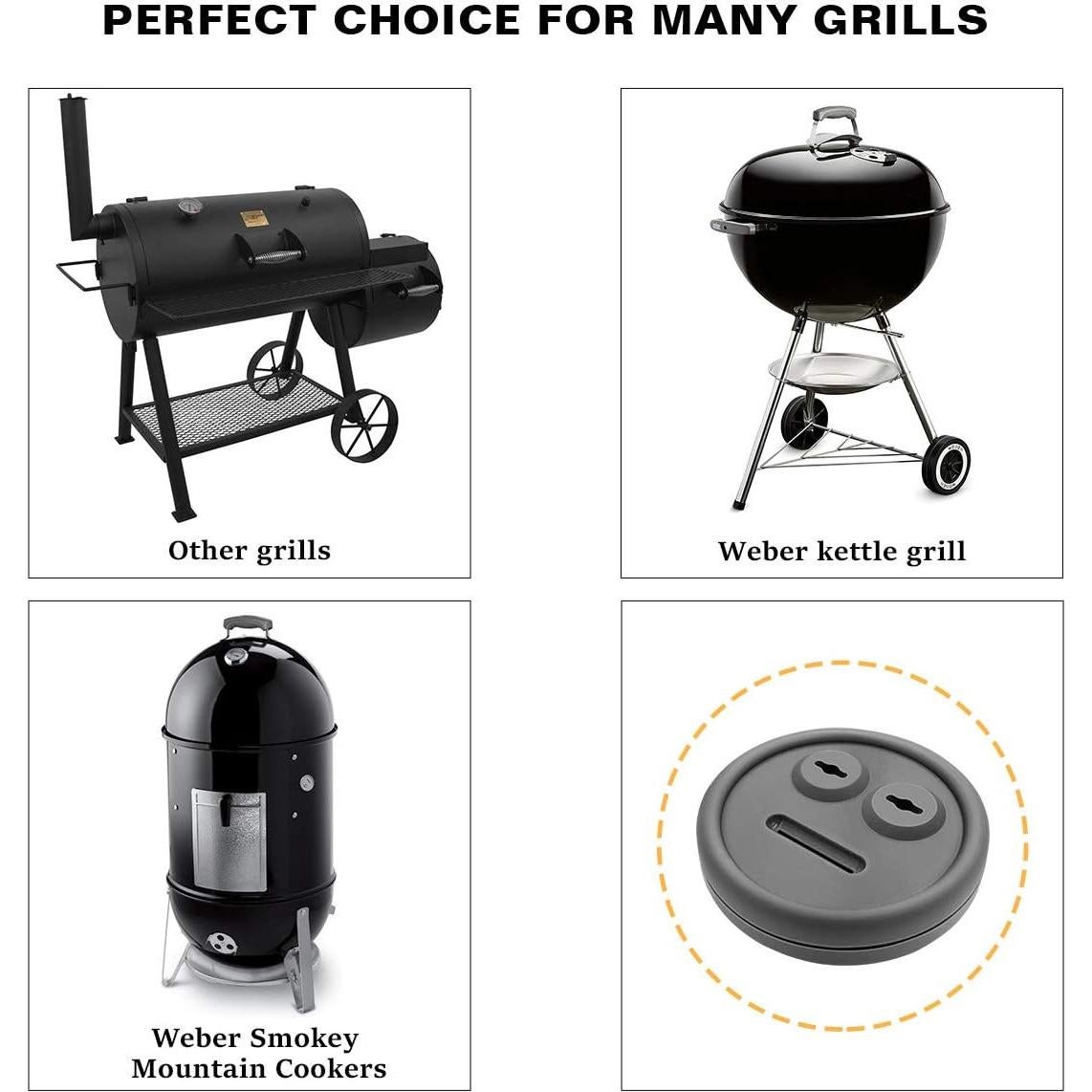 Paquete de 3 Grommets de Sonda YAOAWE para Termómetro de Carne