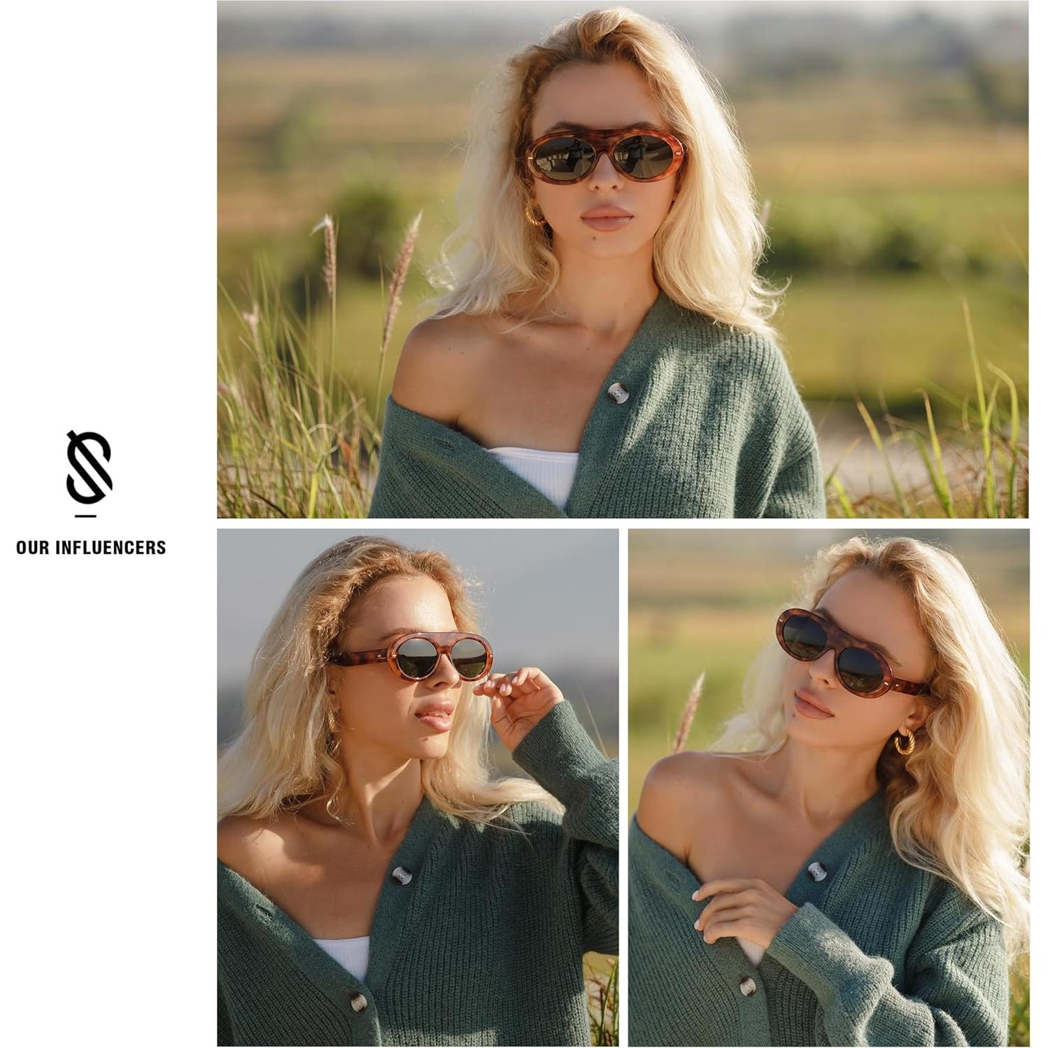 Gafas de sol polarizadas SOJOS SJ2279 unisex naranja UV400