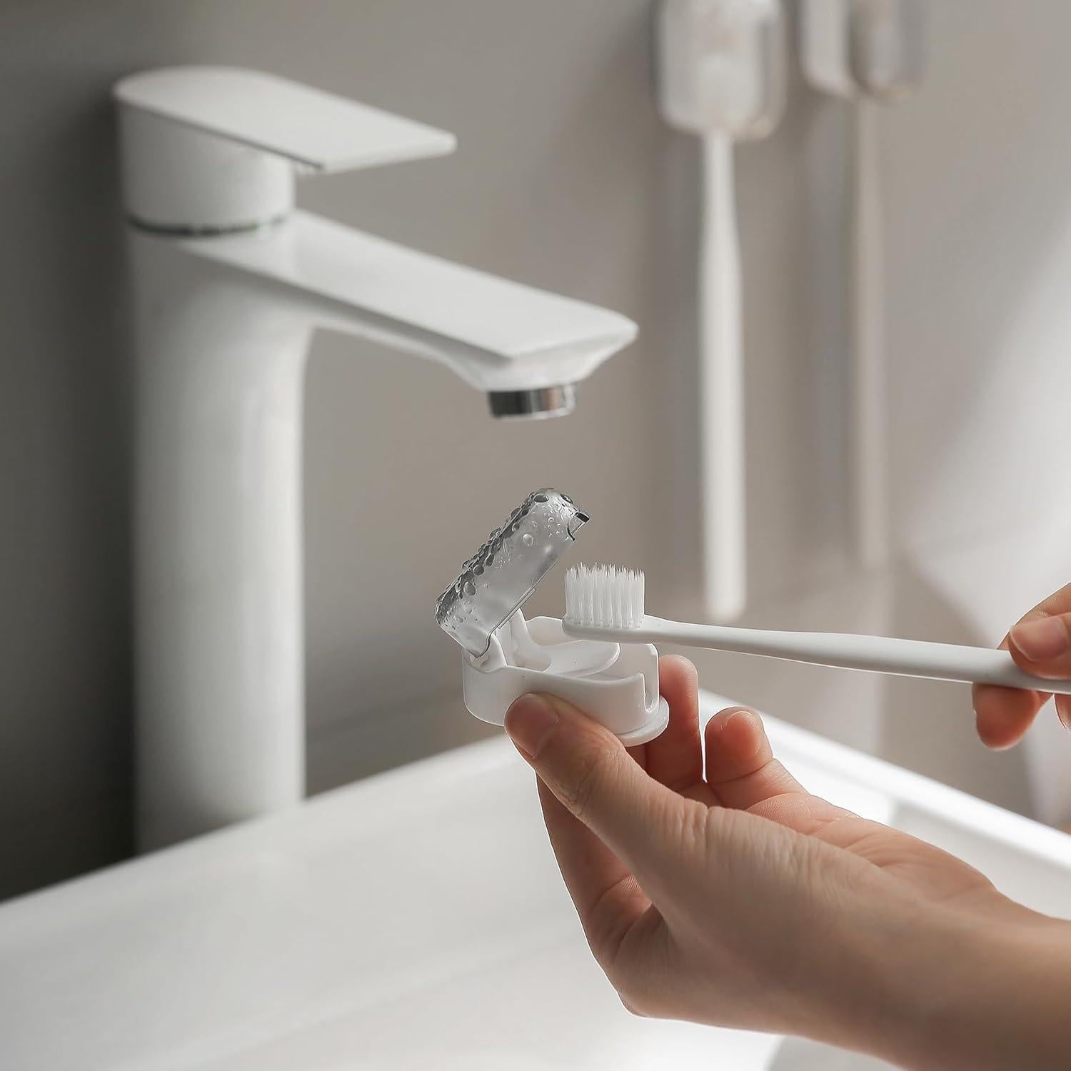 Cubiertas de Cabeza de Cepillo de Dientes Baluca 3 Pcs Gris