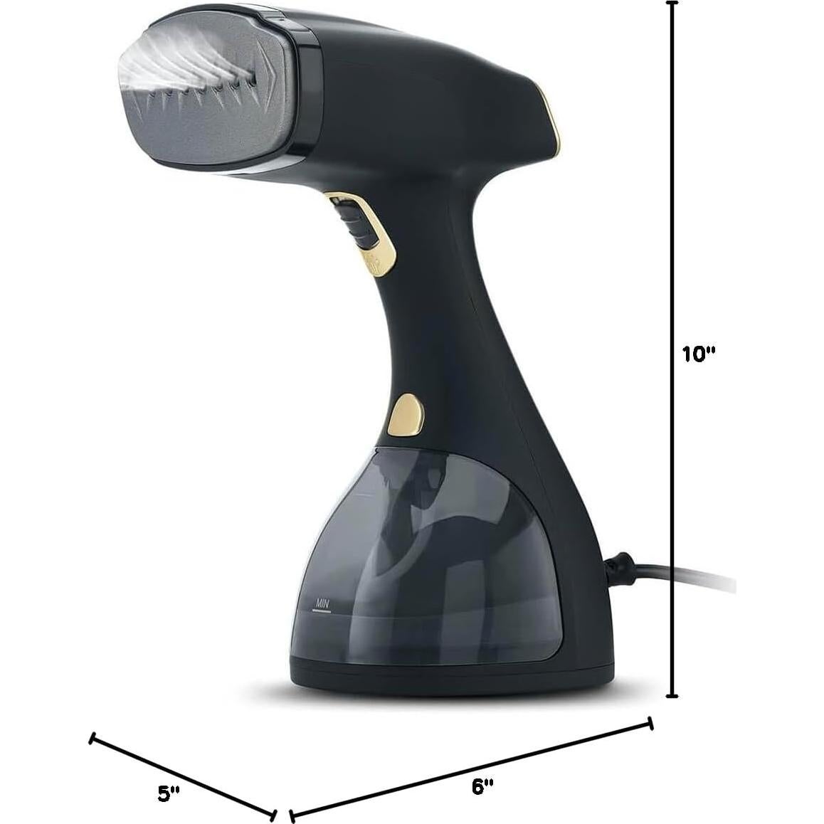 Vaporizador de Ropa Electrolux 1500W Portátil Negro 300ml