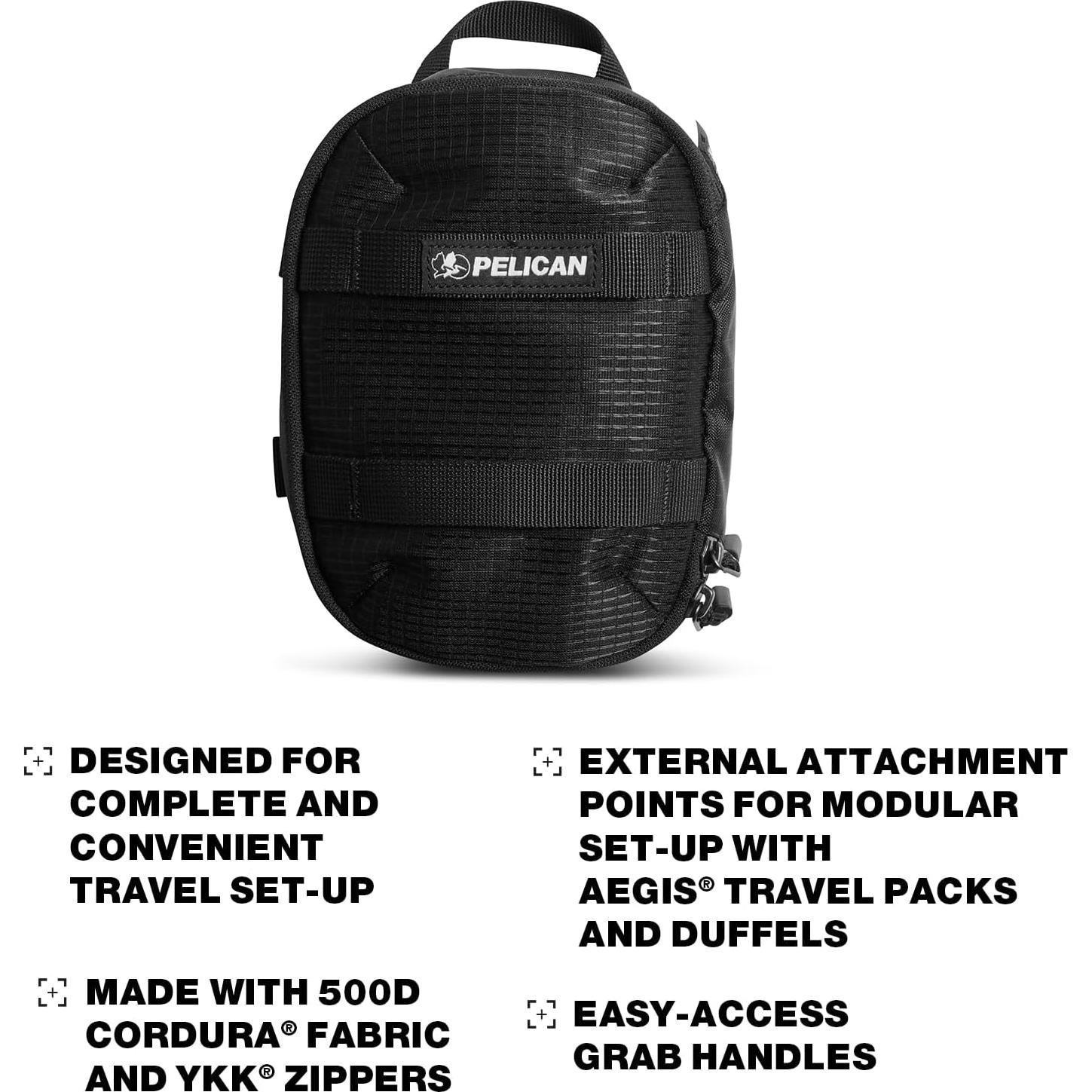 Cubo de Empaque Pelican ModPak Pequeño Negro 18x12.7cm