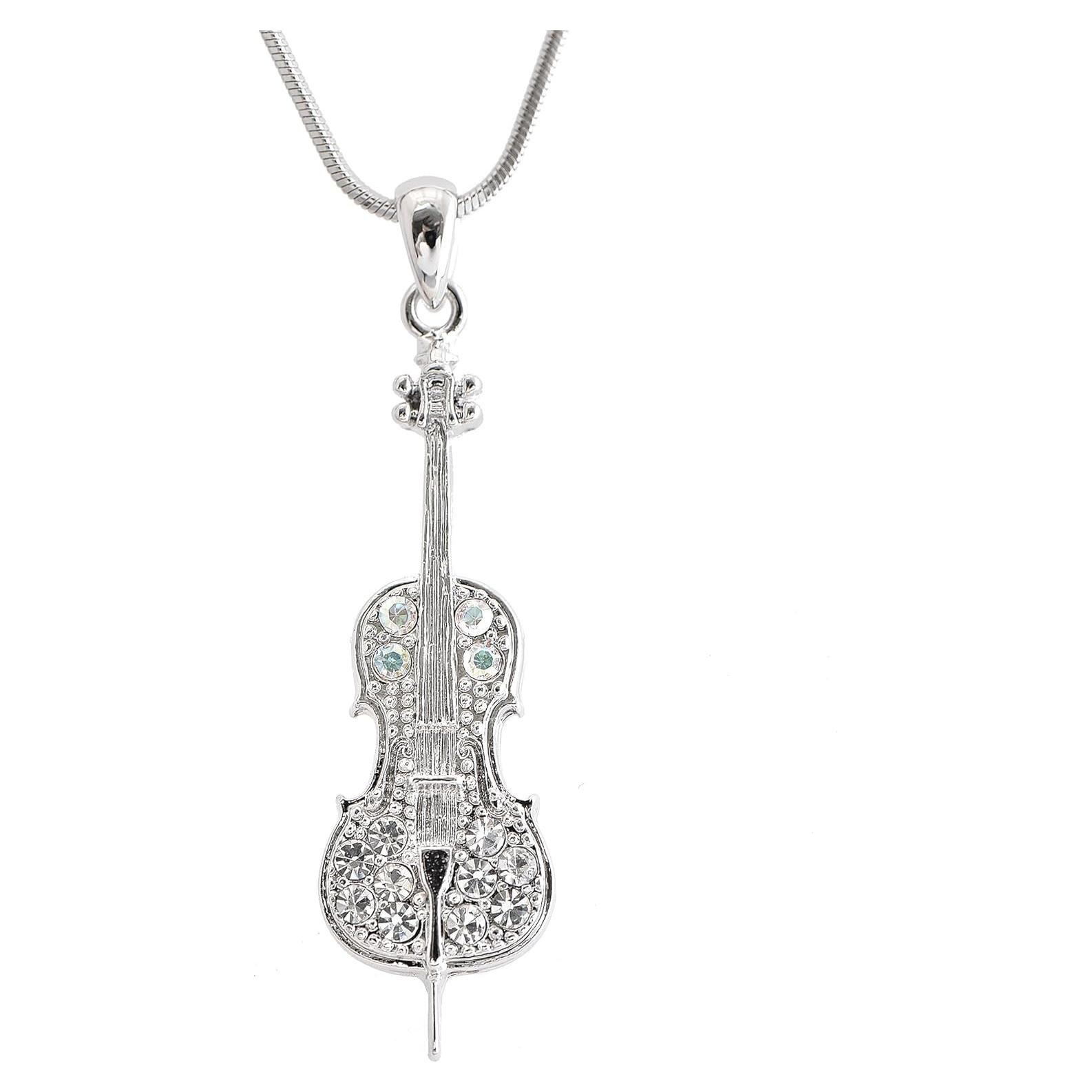 Collar de Cello Spinningdaisy con Cristal 40.64 cm