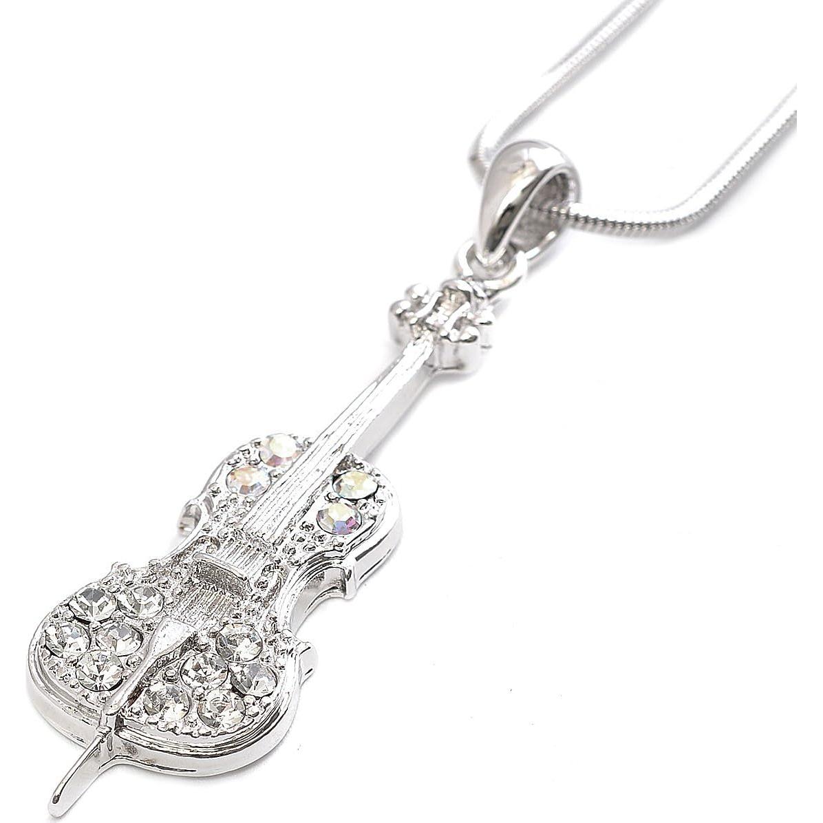Collar de Cello Spinningdaisy con Cristal 40.64 cm