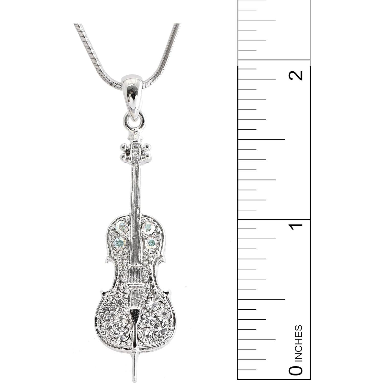 Collar de Cello Spinningdaisy con Cristal 40.64 cm