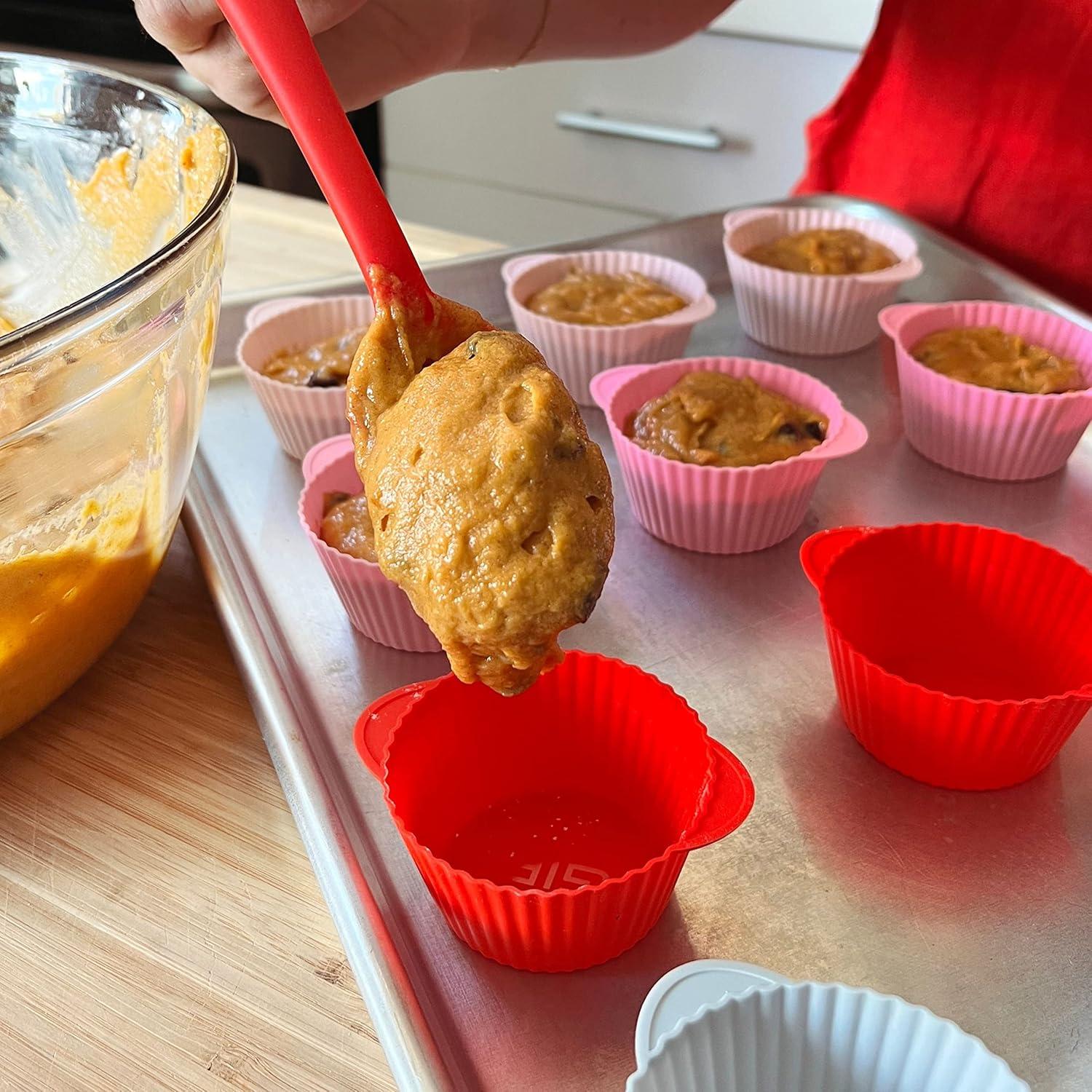 Forros de Silicona para Cupcakes GIR Menta Helada - 12 Pzas